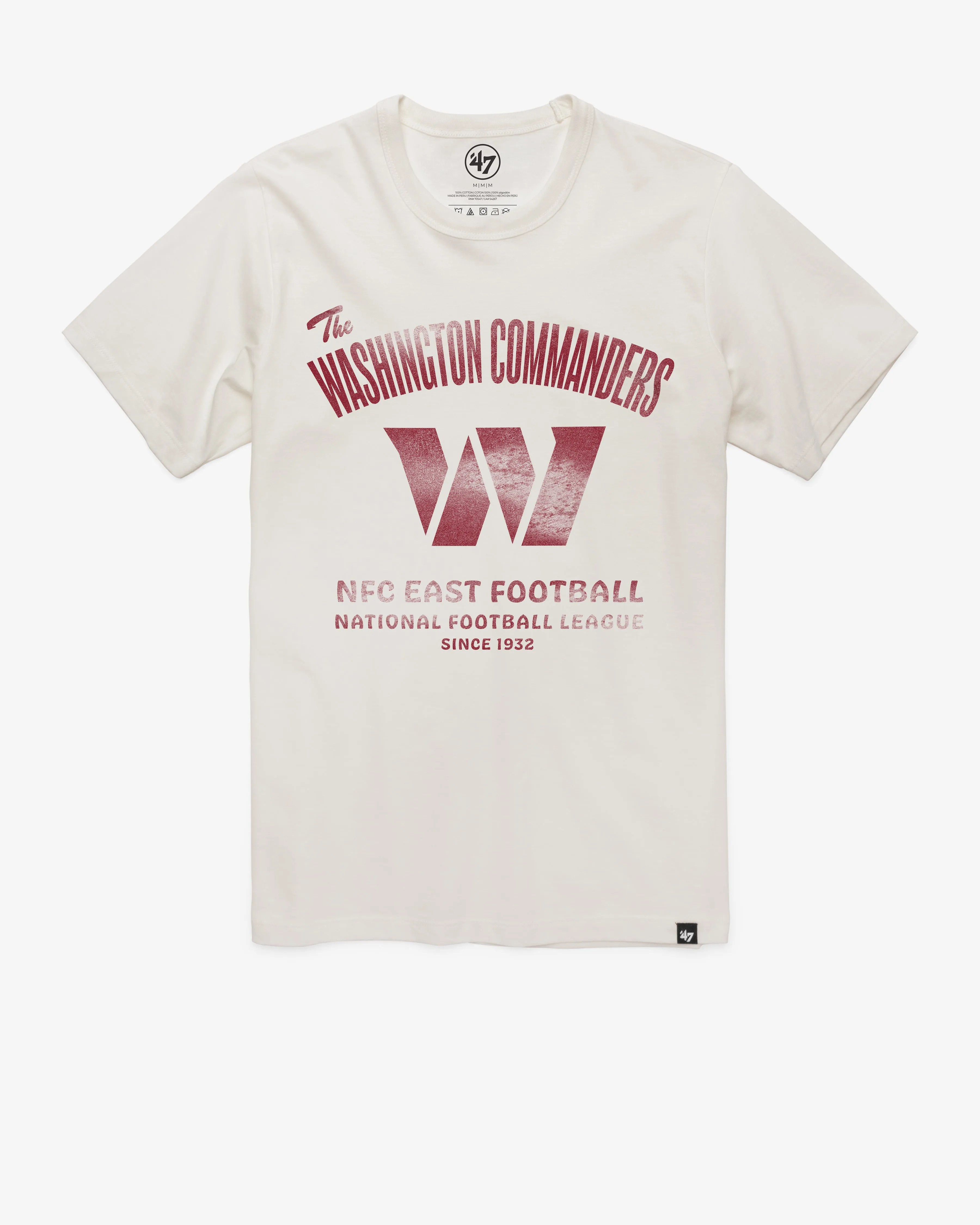WASHINGTON COMMANDERS WIDE OPEN '47 FRANKLIN TEE sold by 47