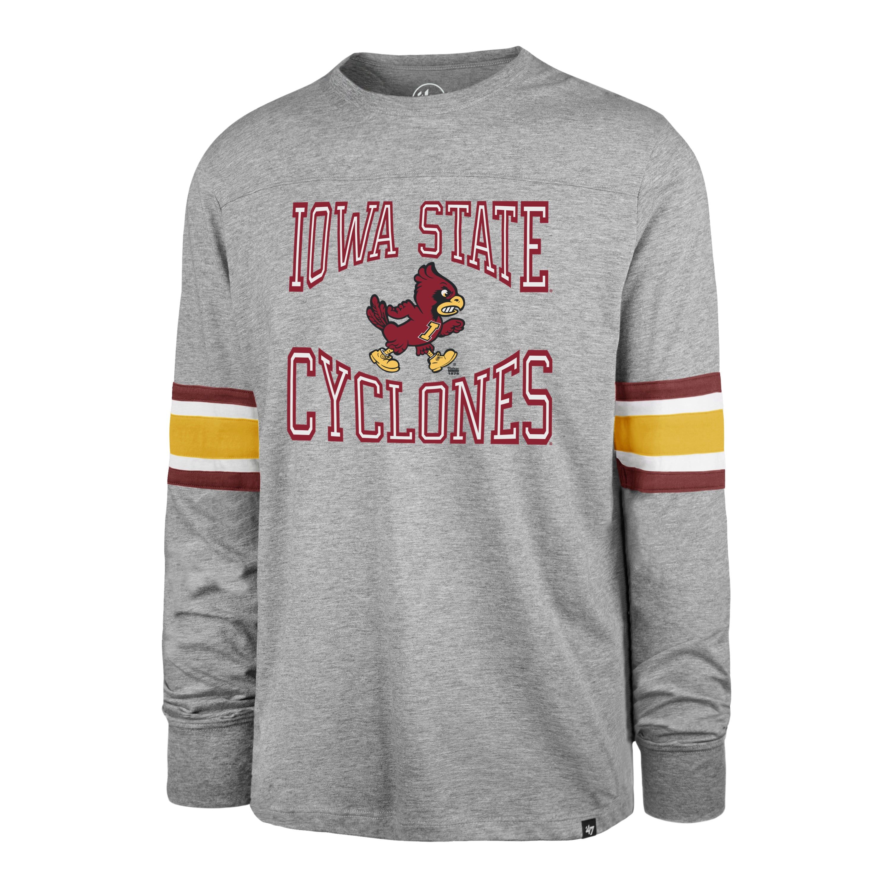 IOWA STATE CYCLONES VINTAGE COVER TWO '47 BREX LONG SLEEVE TEE sold by 47