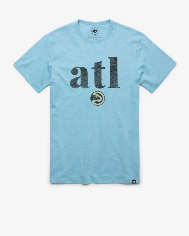 ATLANTA HAWKS CITY EDITION PREGAME '47 SCRUM TEE sold by 47