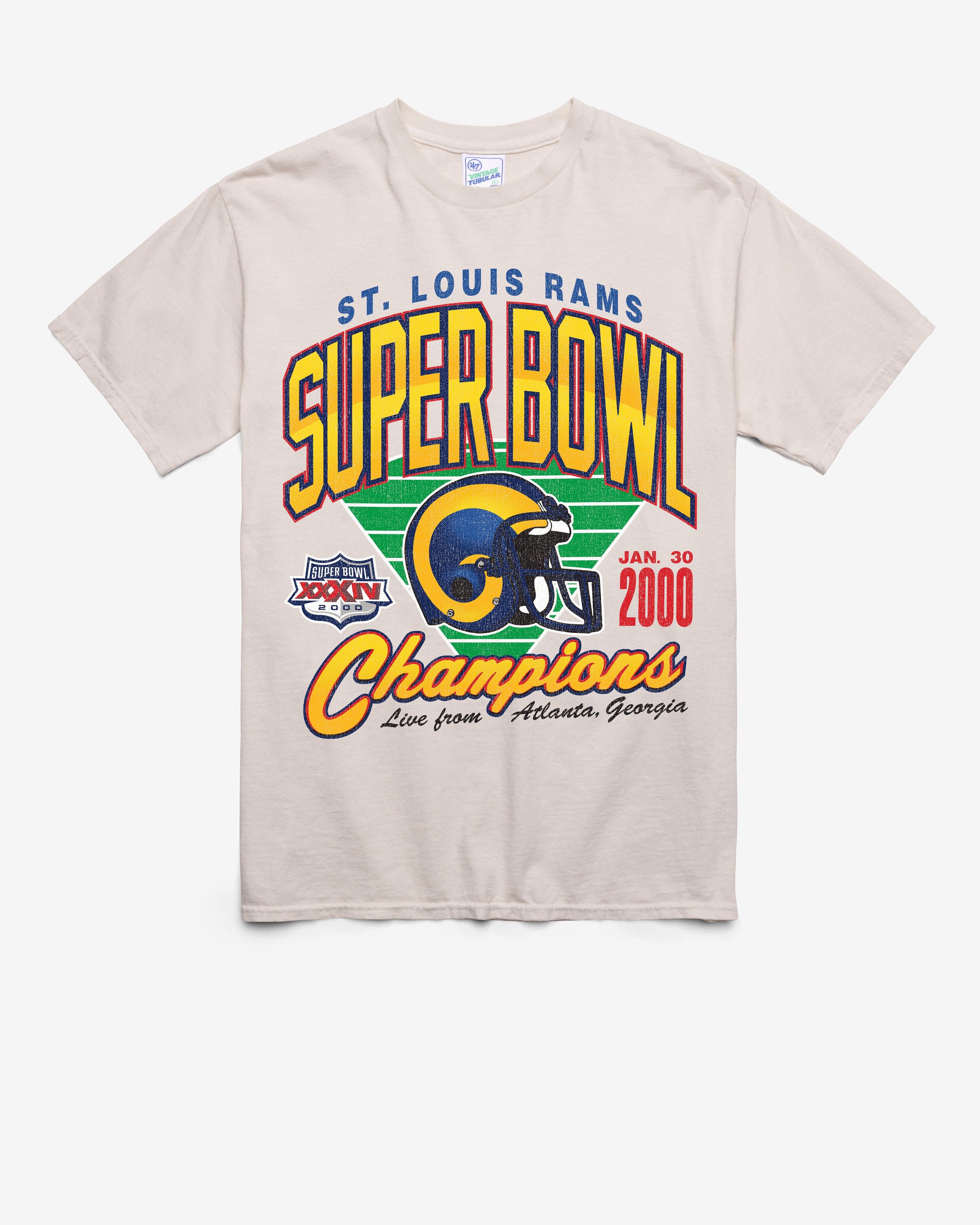 LOS ANGELES RAMS SUPER BOWL GRIDIRON LOCKER '47 VINTAGE TUBULAR TEE sold by 47