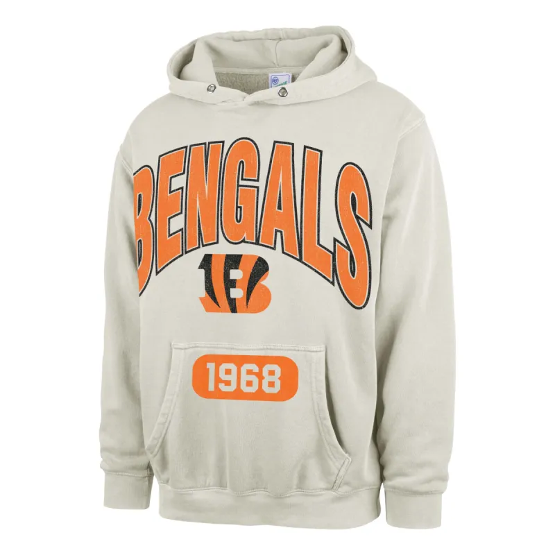 CINCINNATI BENGALS GOATED VINTAGE DYE '47 PIERCE HOOD made by 47