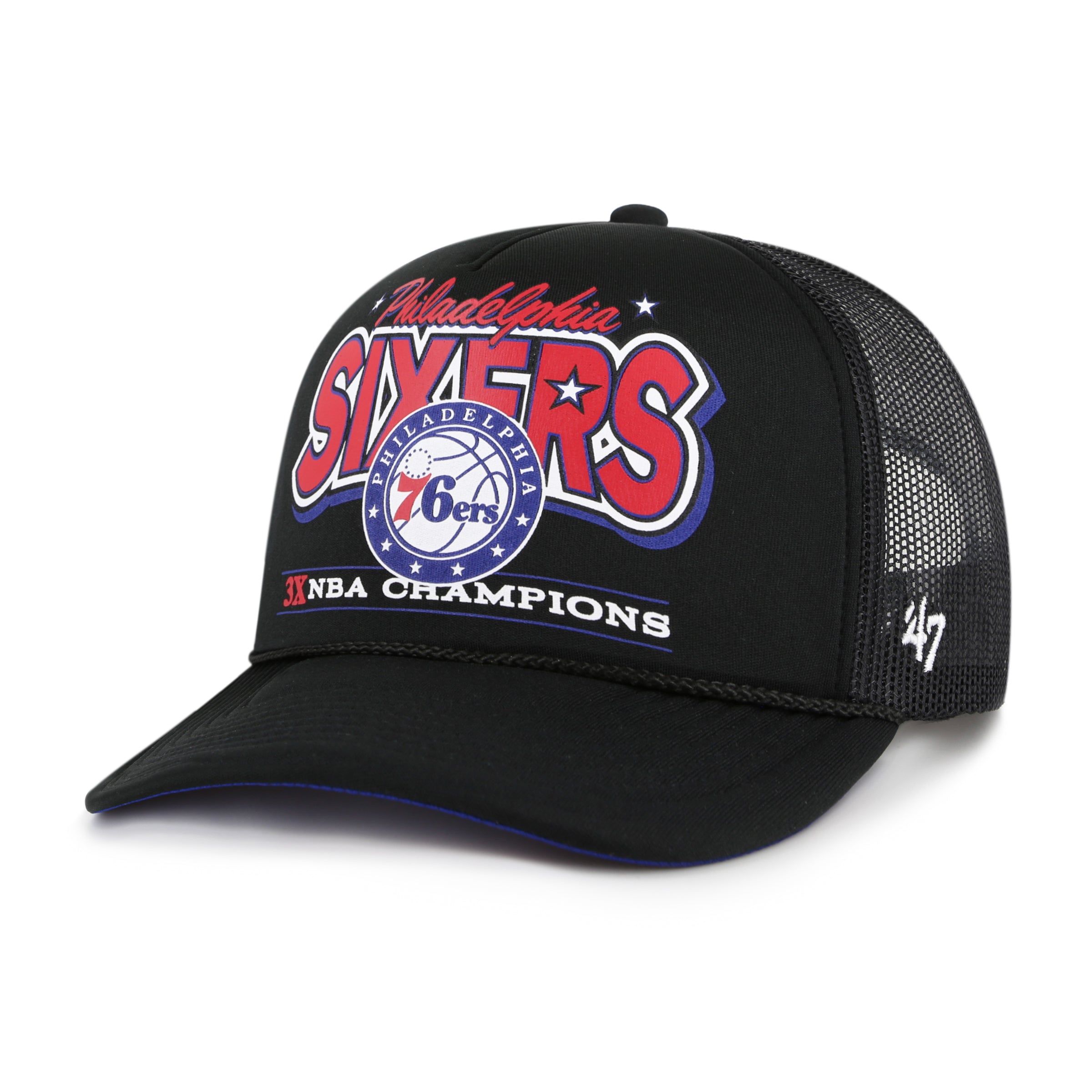 PHILADELPHIA 76ERS CHAMPIONS BLACKTOP '47 TRUCKER sold by 47