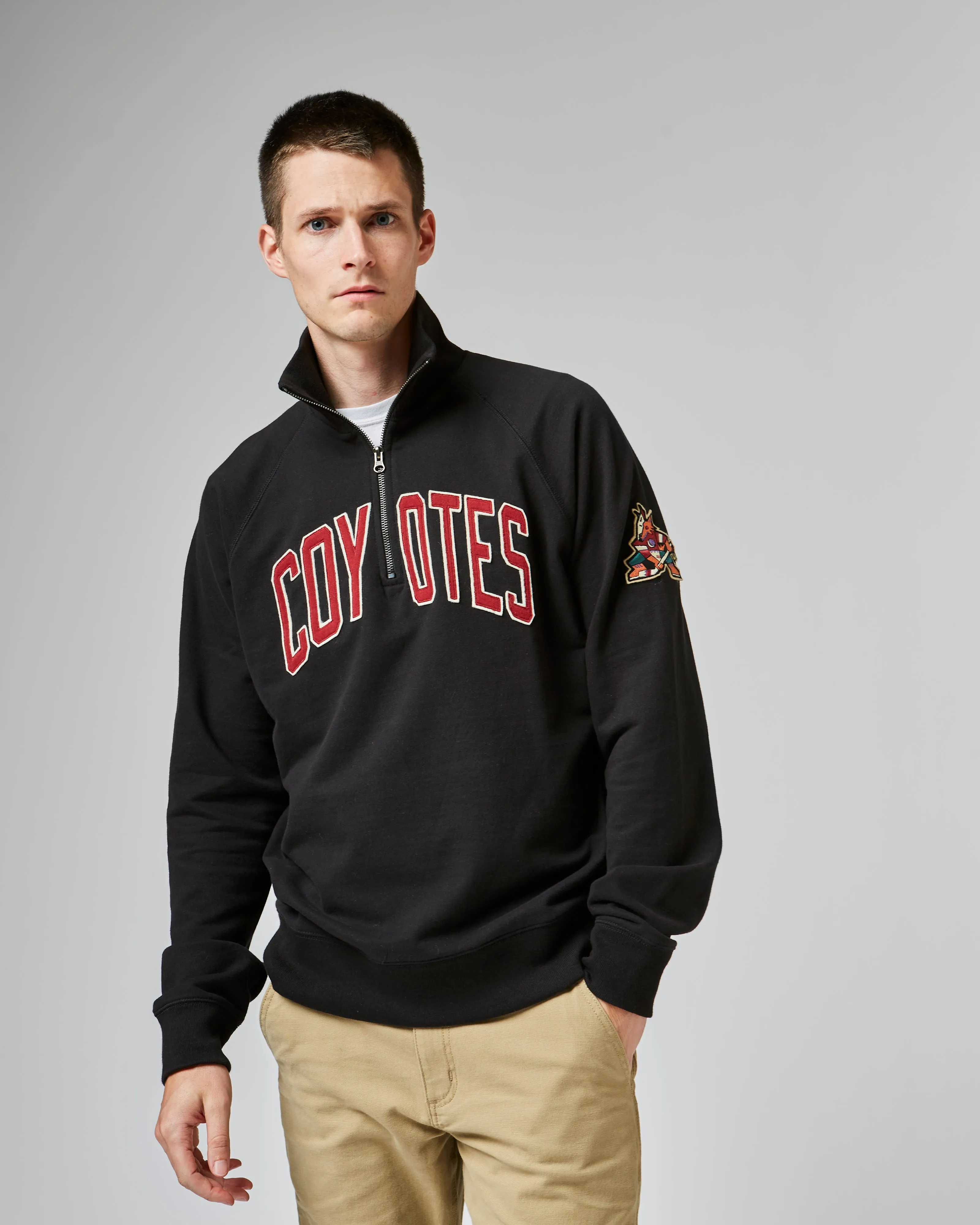 ARIZONA COYOTES BANKS '47 HARRIS SCRIMMAGE 1/4 ZIP sold by 47 product image thumbnail 2