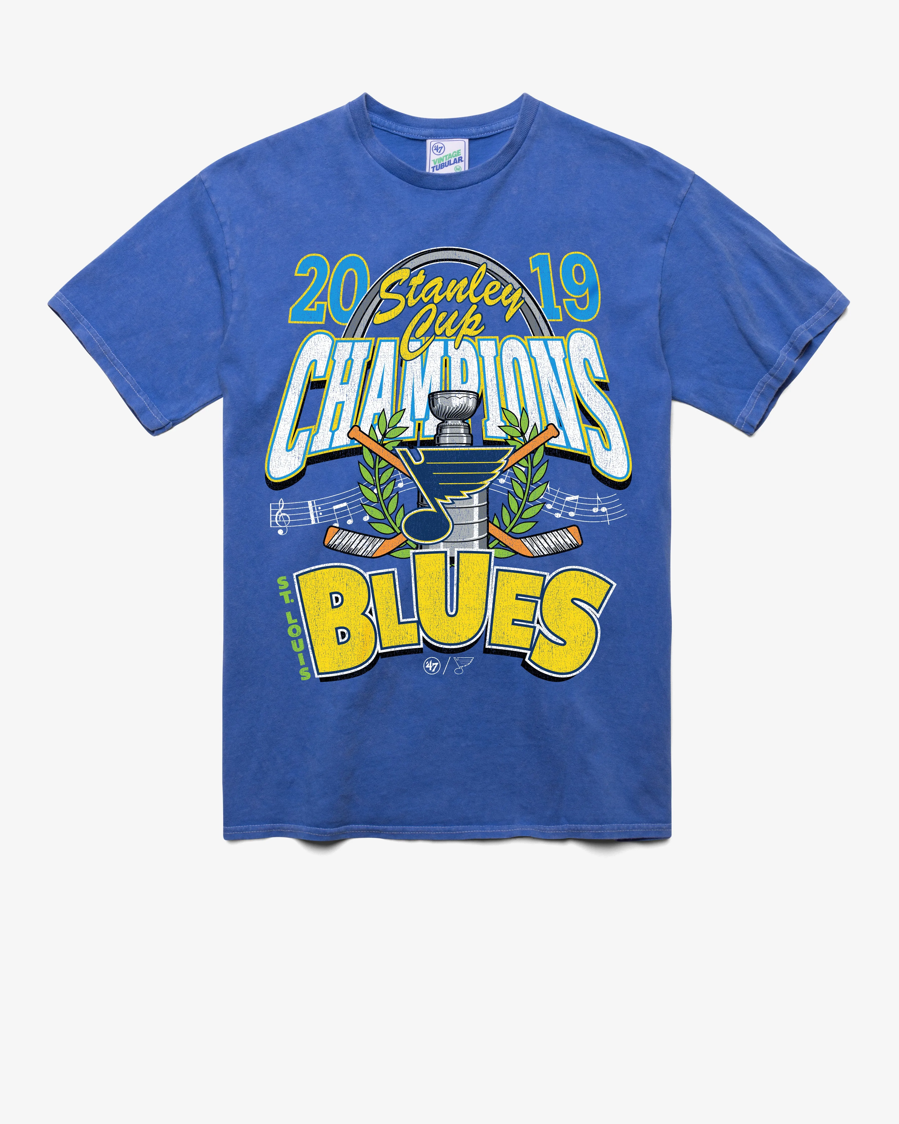 ST. LOUIS BLUES VINTAGE STANLEY LOCKER VINTAGE '47 TUBULAR TEE sold by 47