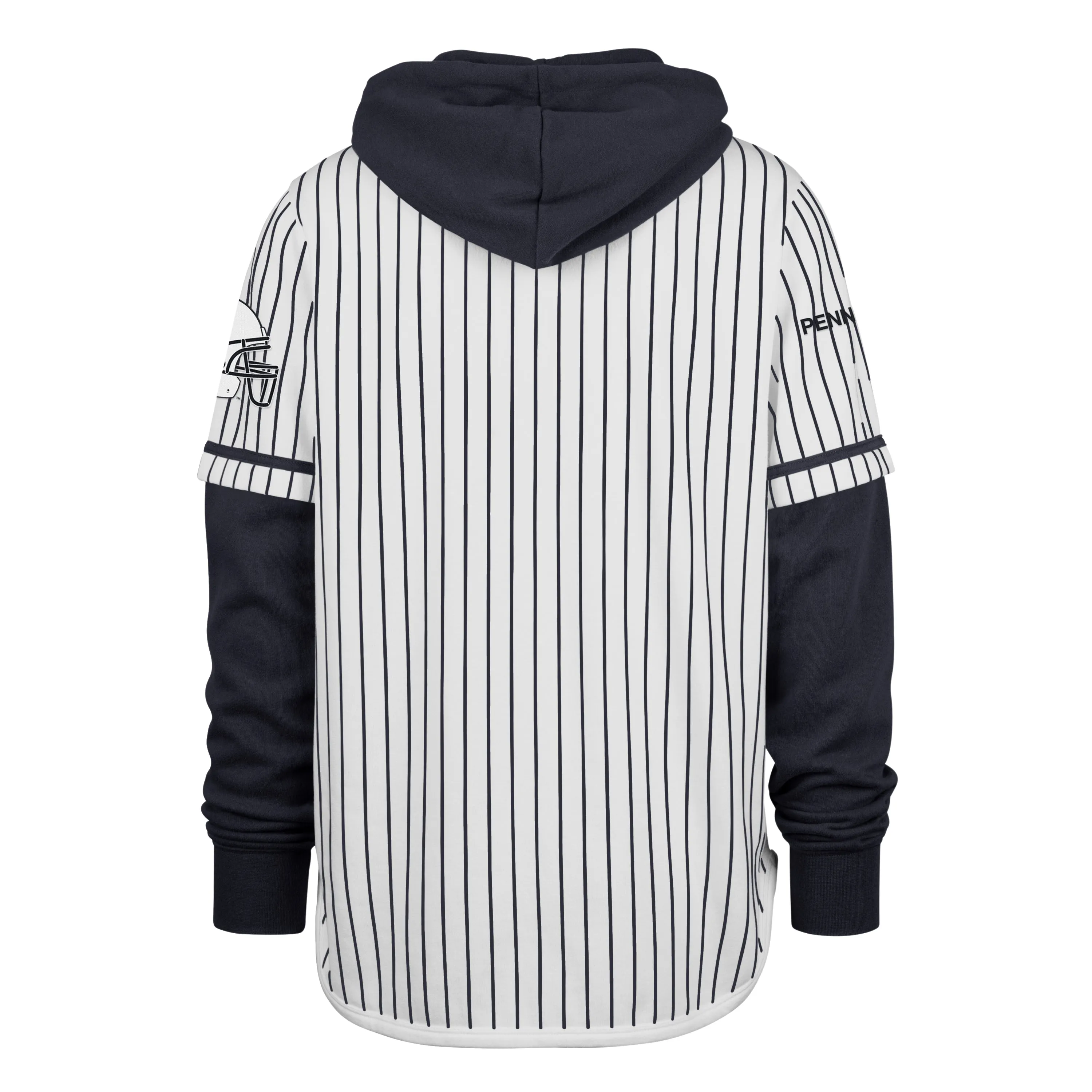 PENN STATE NITTANY LIONS PINSTRIPE '47 SHORTSTOP PULLOVER HOOD sold by 47 product image thumbnail 2