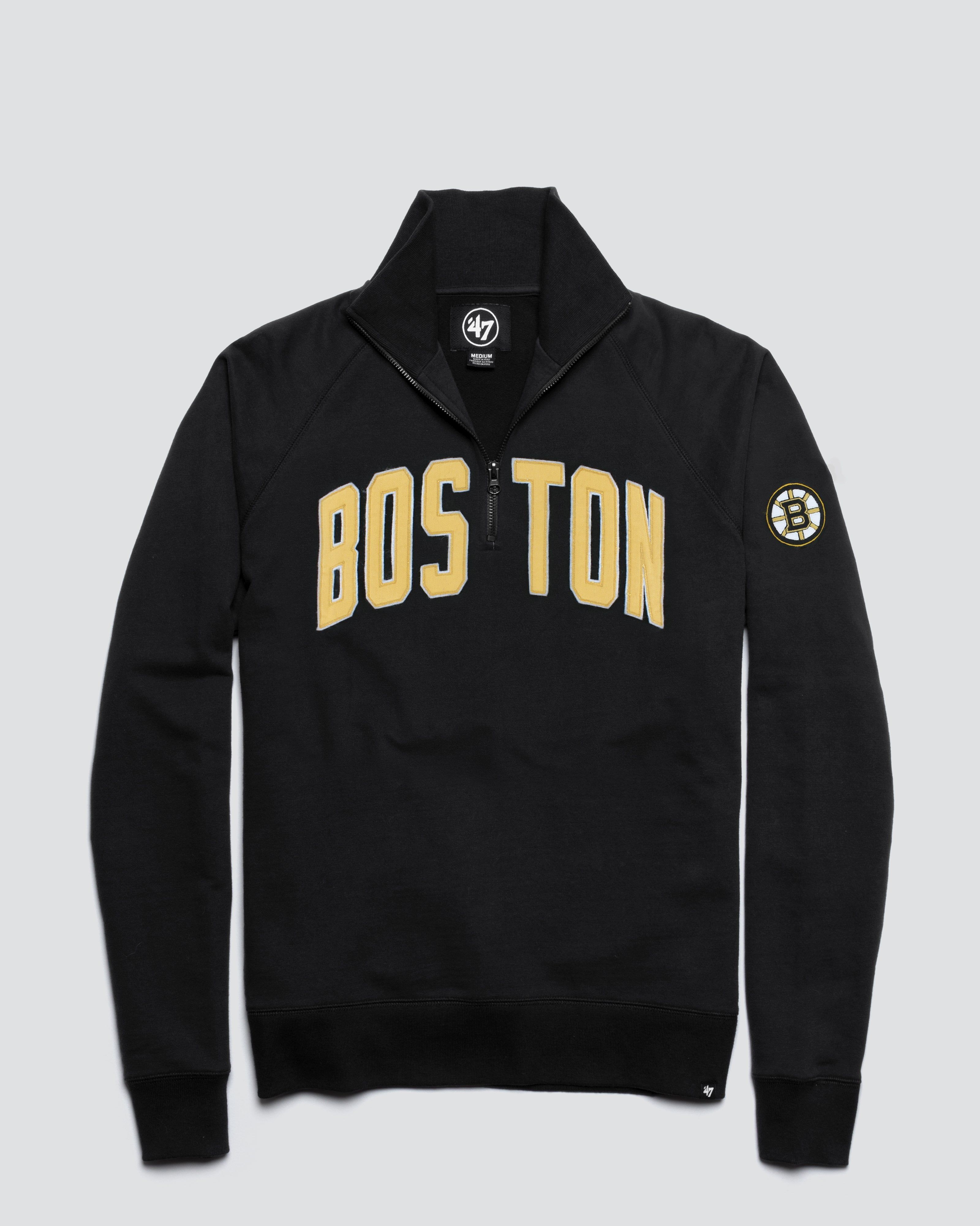 BOSTON BRUINS BANKS '47 HARRIS SCRIMMAGE 1/4 ZIP sold by 47