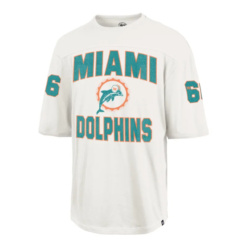 MIAMI DOLPHINS HISTORIC GRIDIRON RUSH '47 BRIGHTON TEE sold by 47