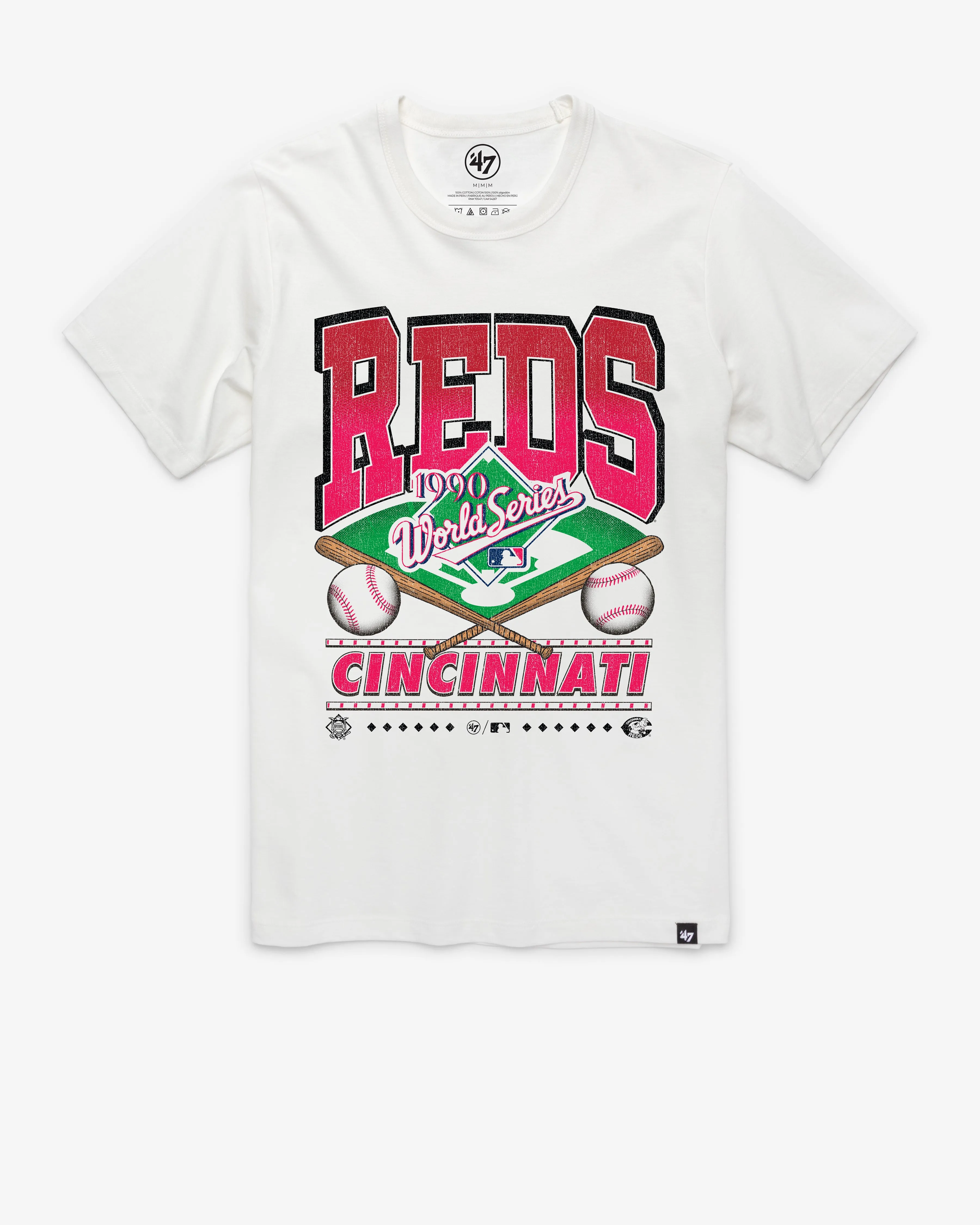 CINCINNATI REDS STRAIGHT SHOT '47 FRANKLIN TEE sold by 47