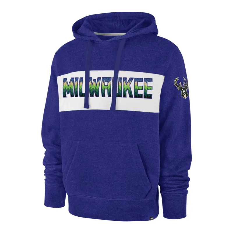 MILWAUKEE BUCKS F23 CITY EDITION DUBS UP '47 CHEST PASS HOOD sold by 47