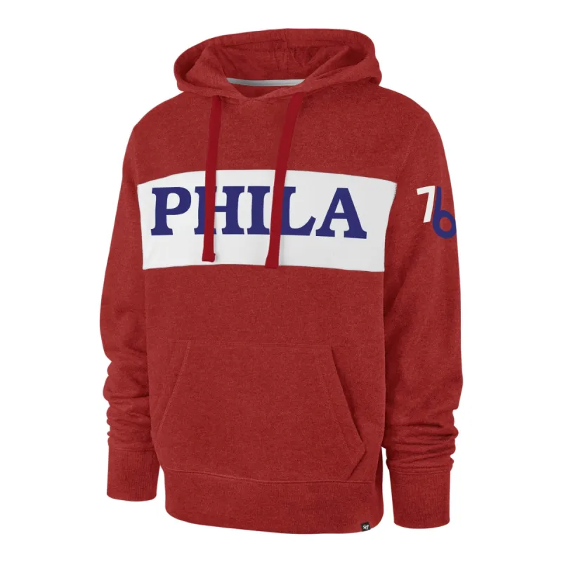 PHILADELPHIA 76ERS 23 CITY EDITION DUBS UP '47 CHEST PASS HOOD sold by 47