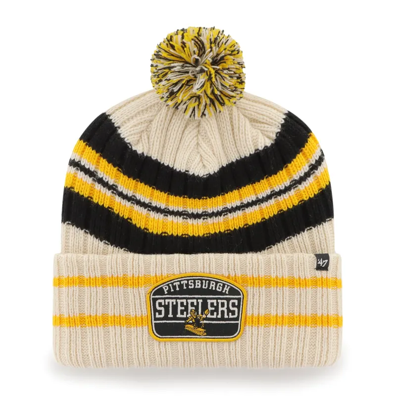 PITTSBURGH STEELERS LEGACY HONE PATCH 47 CUFF KNIT sold by 47