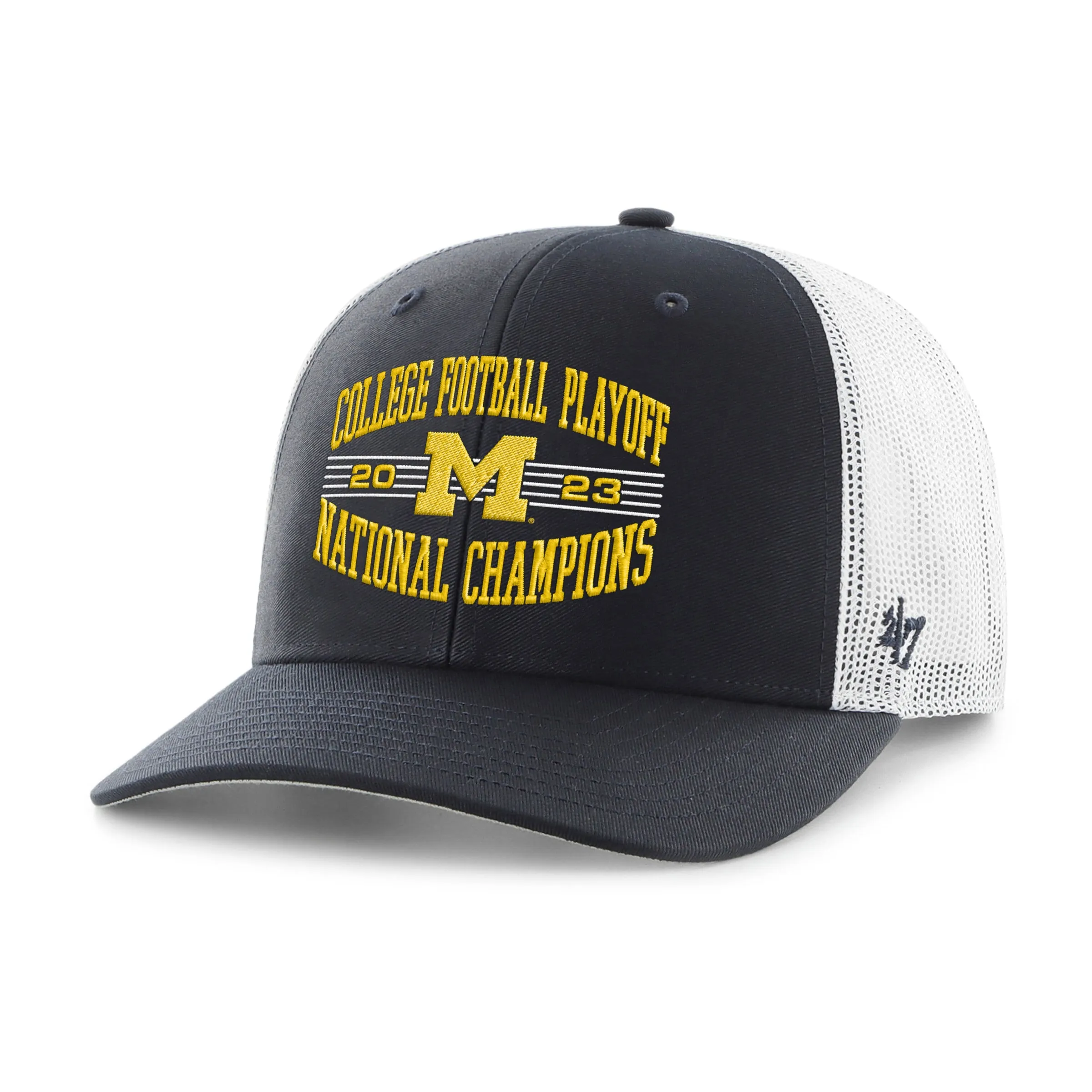 MICHIGAN WOLVERINES 2023 CFP NATIONAL CHAMPIONS '47 TRUCKER sold by 47