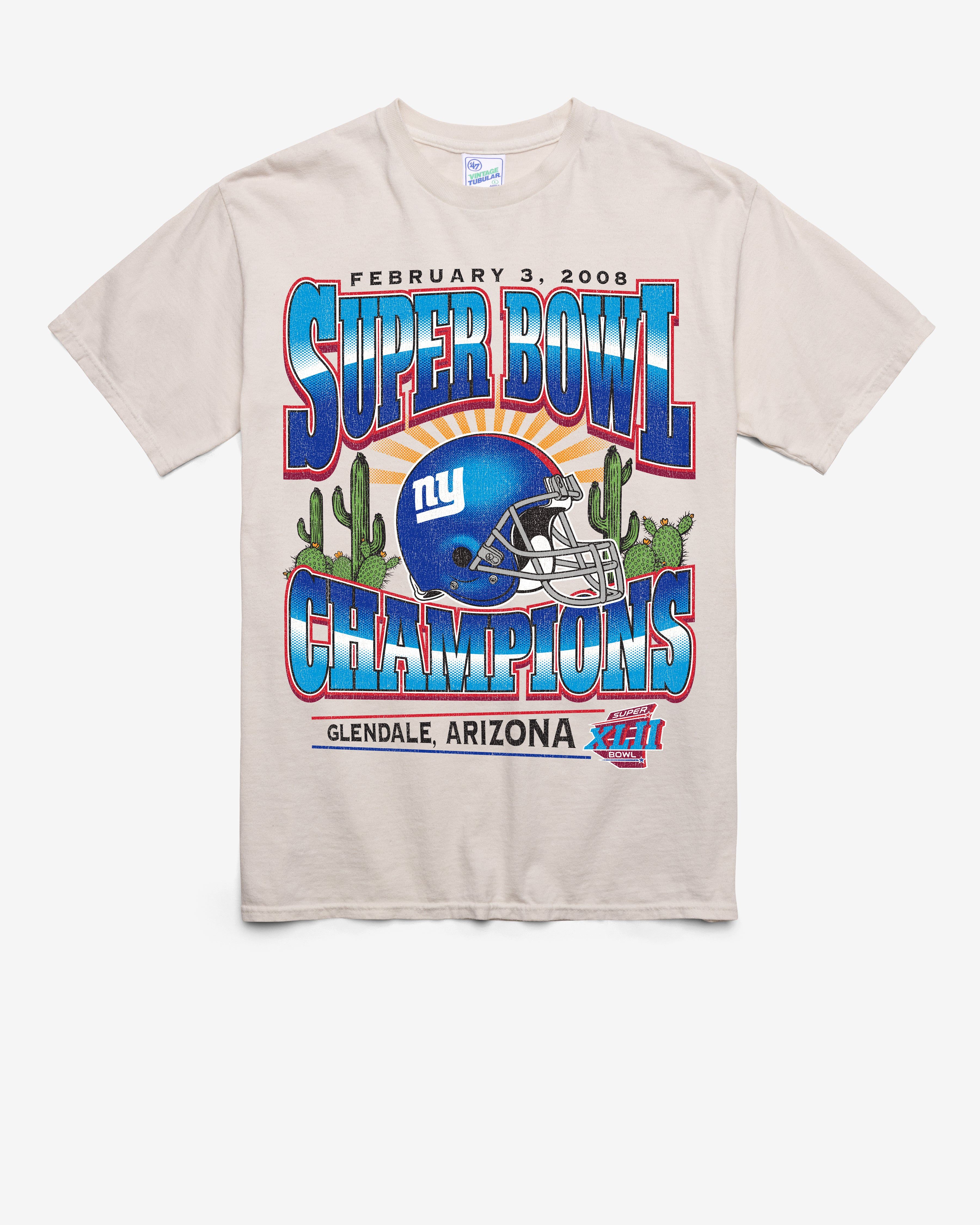 NEW YORK GIANTS SUPER BOWL GRIDIRON LOCKER '47 VINTAGE TUBULAR TEE sold by 47