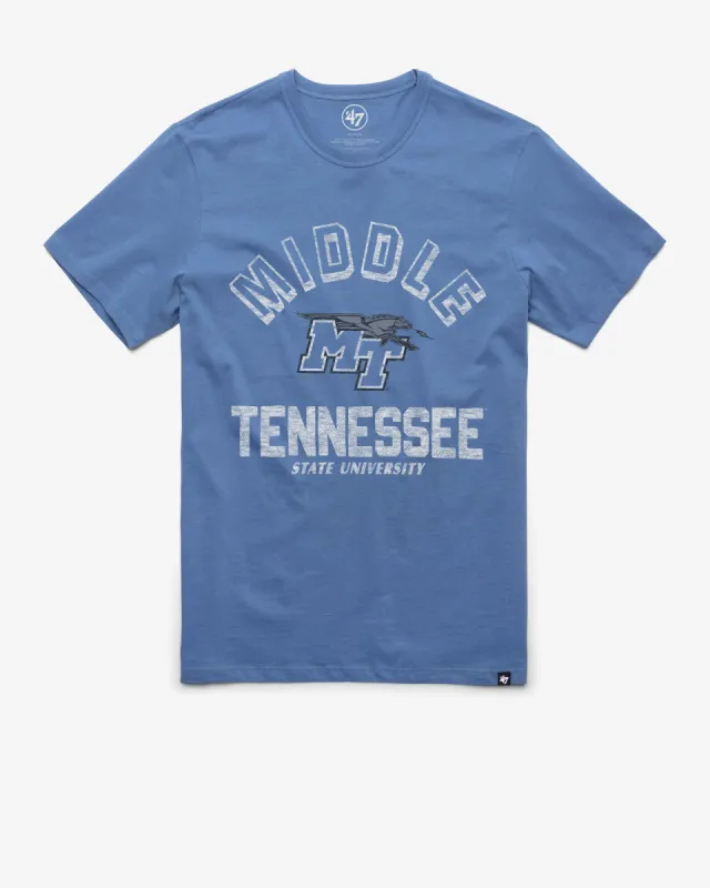 MIDDLE TENNESSEE BLUE RAIDERS RETROGRADE '47 FRANKLIN TEE sold by 47