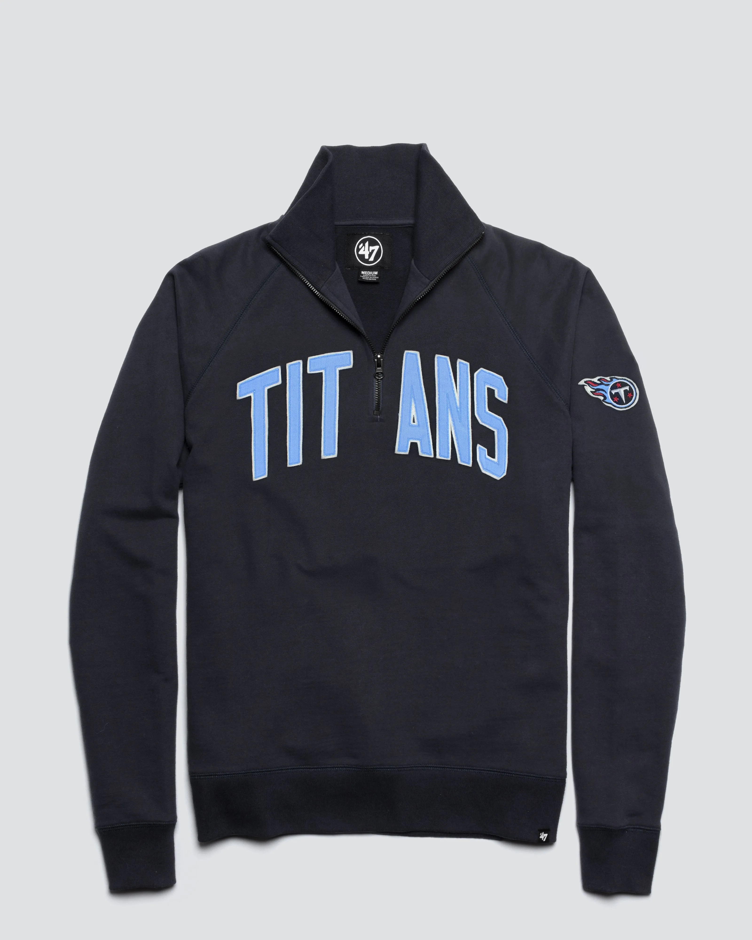 TENNESSEE TITANS BANKS '47 HARRIS SCRIMMAGE 1/4 ZIP sold by 47