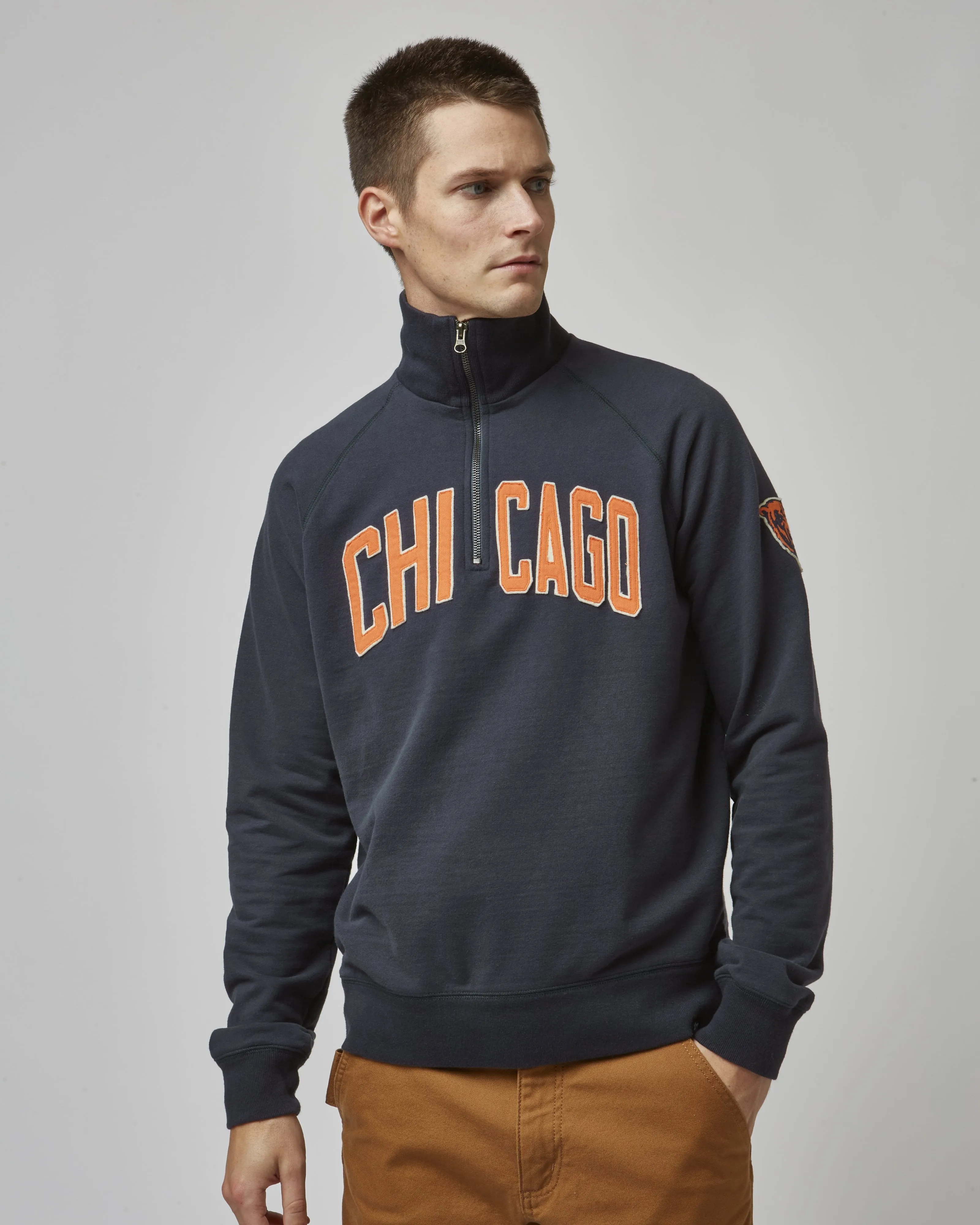 CHICAGO BEARS BANKS '47 HARRIS SCRIMMAGE 1/4 ZIP sold by 47 product image thumbnail 3