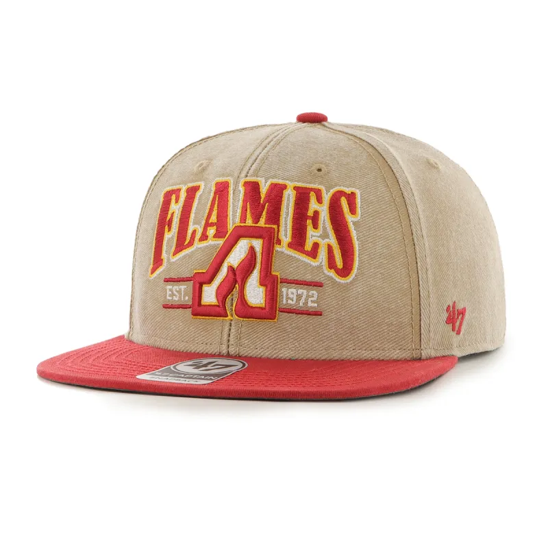 CALGARY FLAMES VINTAGE CHILMARK '47 CAPTAIN sold by 47