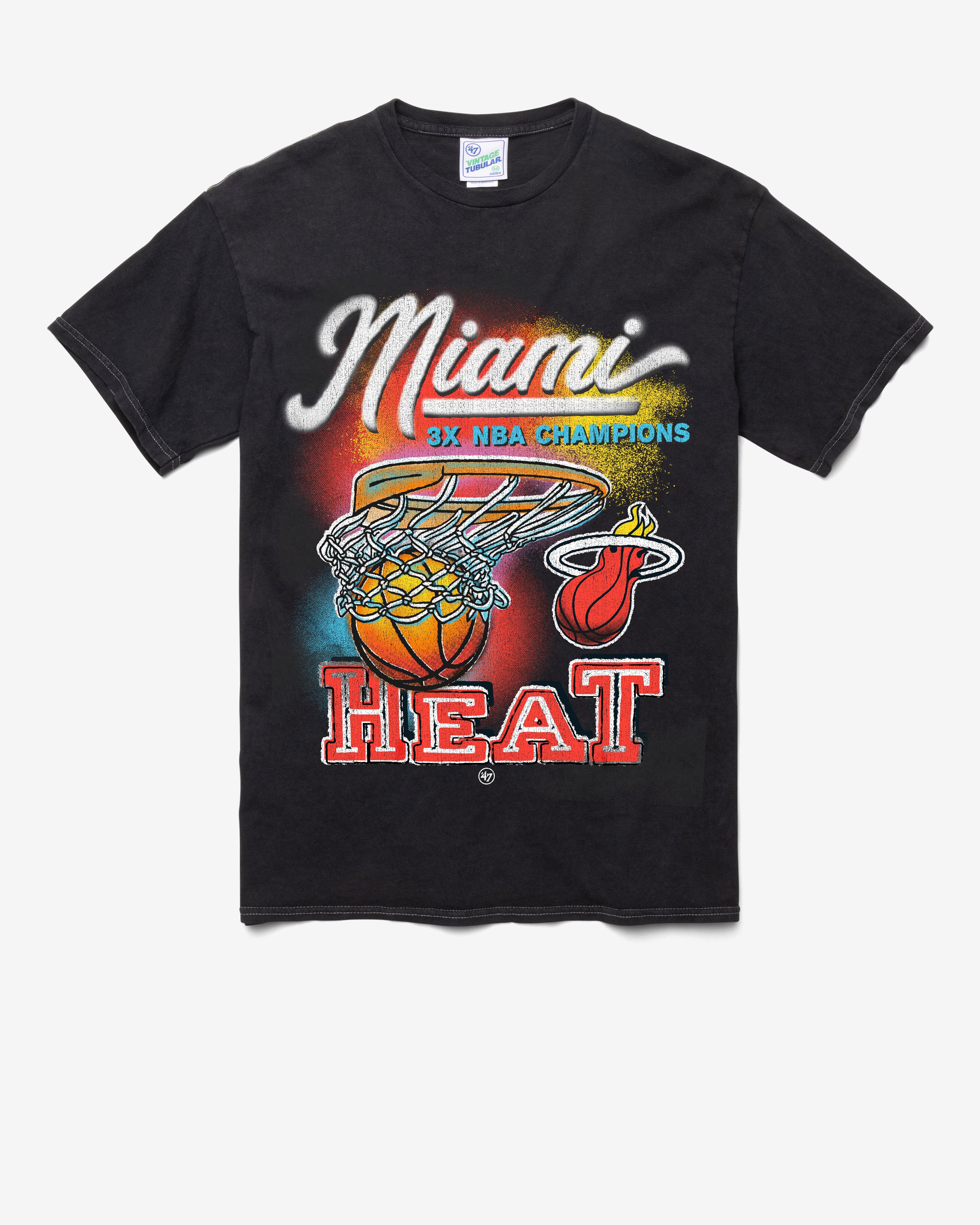 MIAMI HEAT CHAMPIONS LOCKER VINTAGE '47 TUBULAR TEE sold by 47