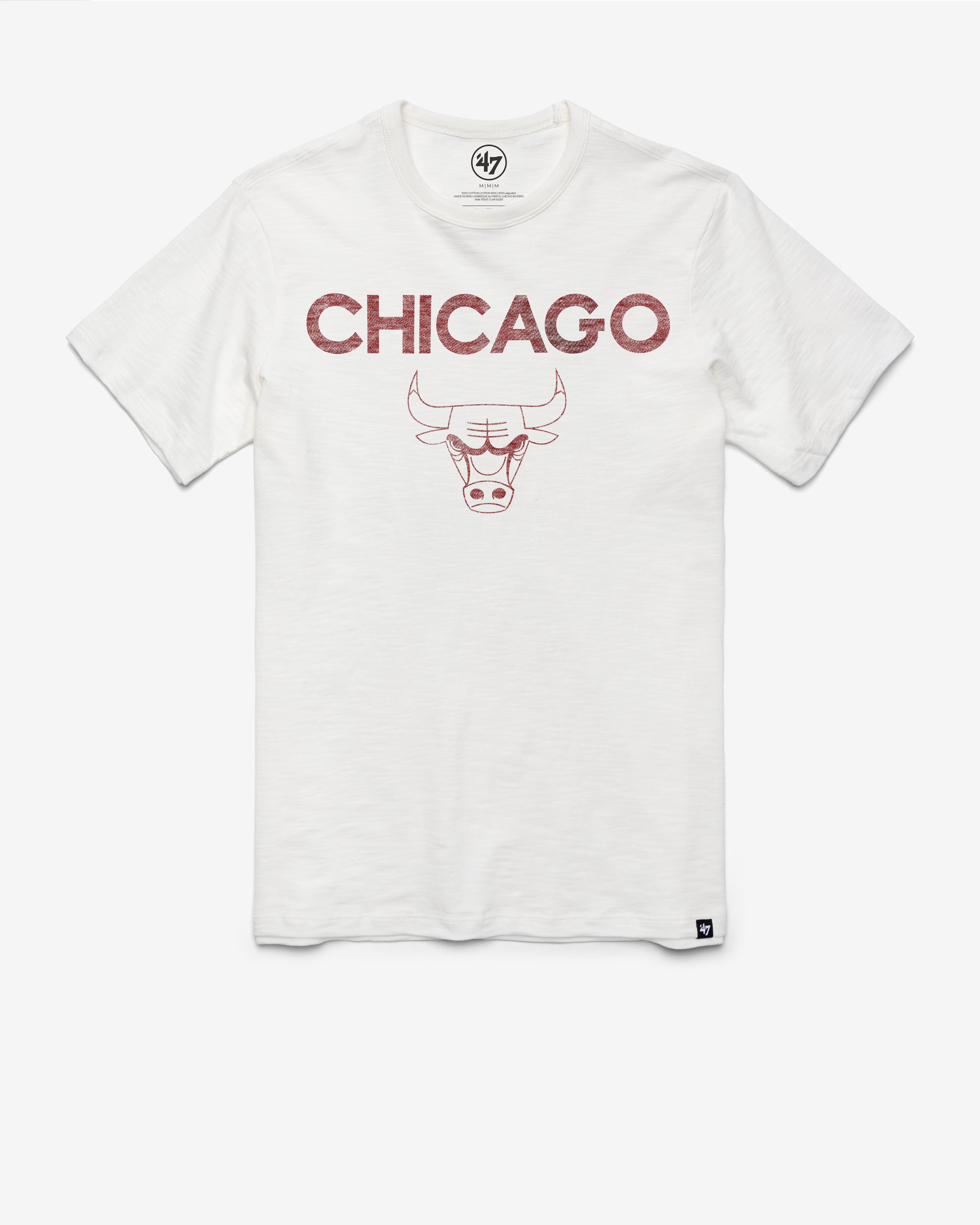 CHICAGO BULLS CITY EDITION PREGAME '47 SCRUM TEE sold by 47