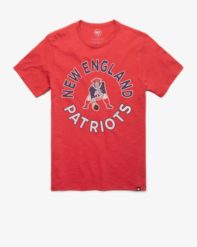 NEW ENGLAND PATRIOTS HISTORIC ROUNDED '47 SCRUM TEE sold by 47