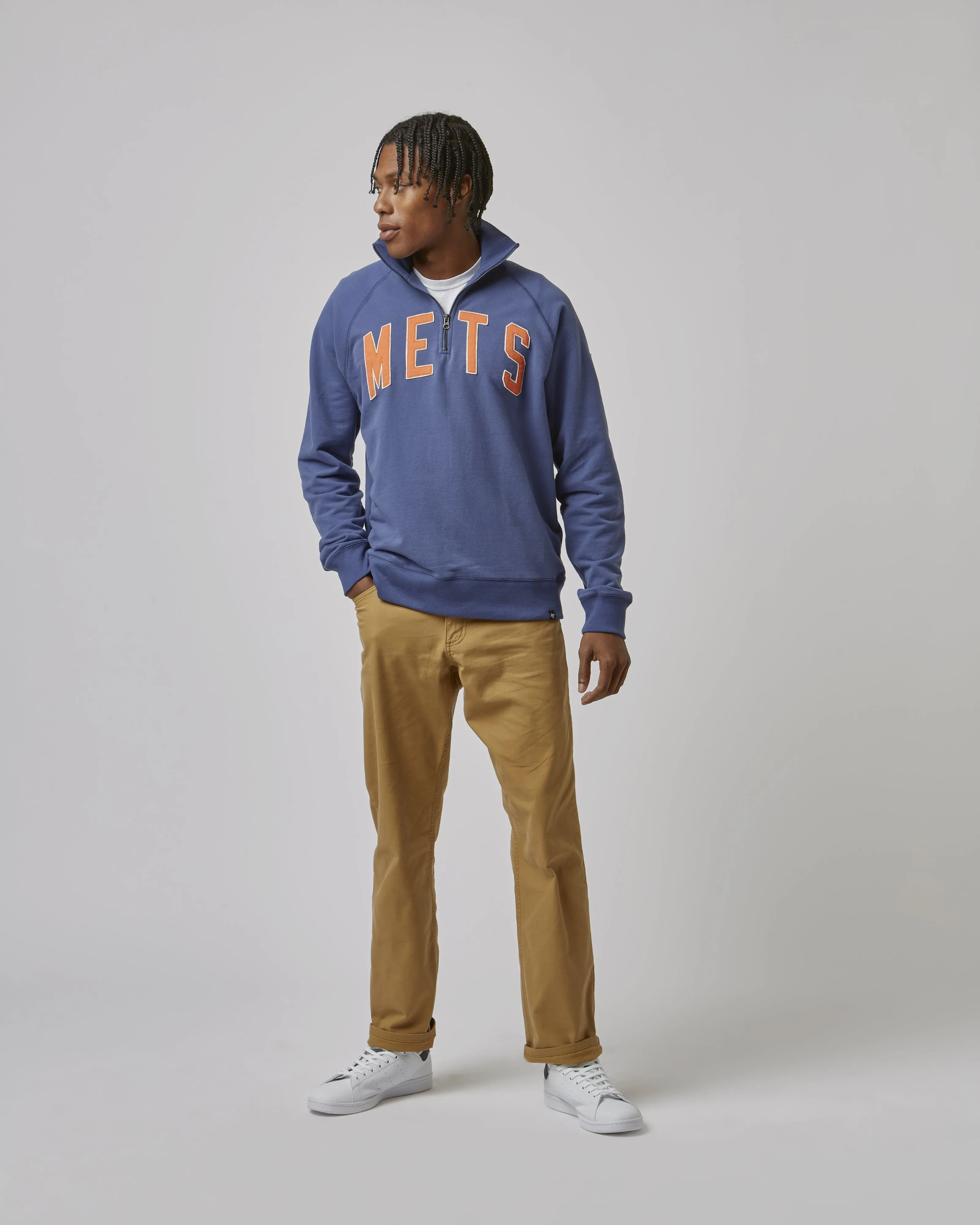 NEW YORK METS BANKS '47 HARRIS SCRIMMAGE 1/4 ZIP sold by 47 product image thumbnail 2