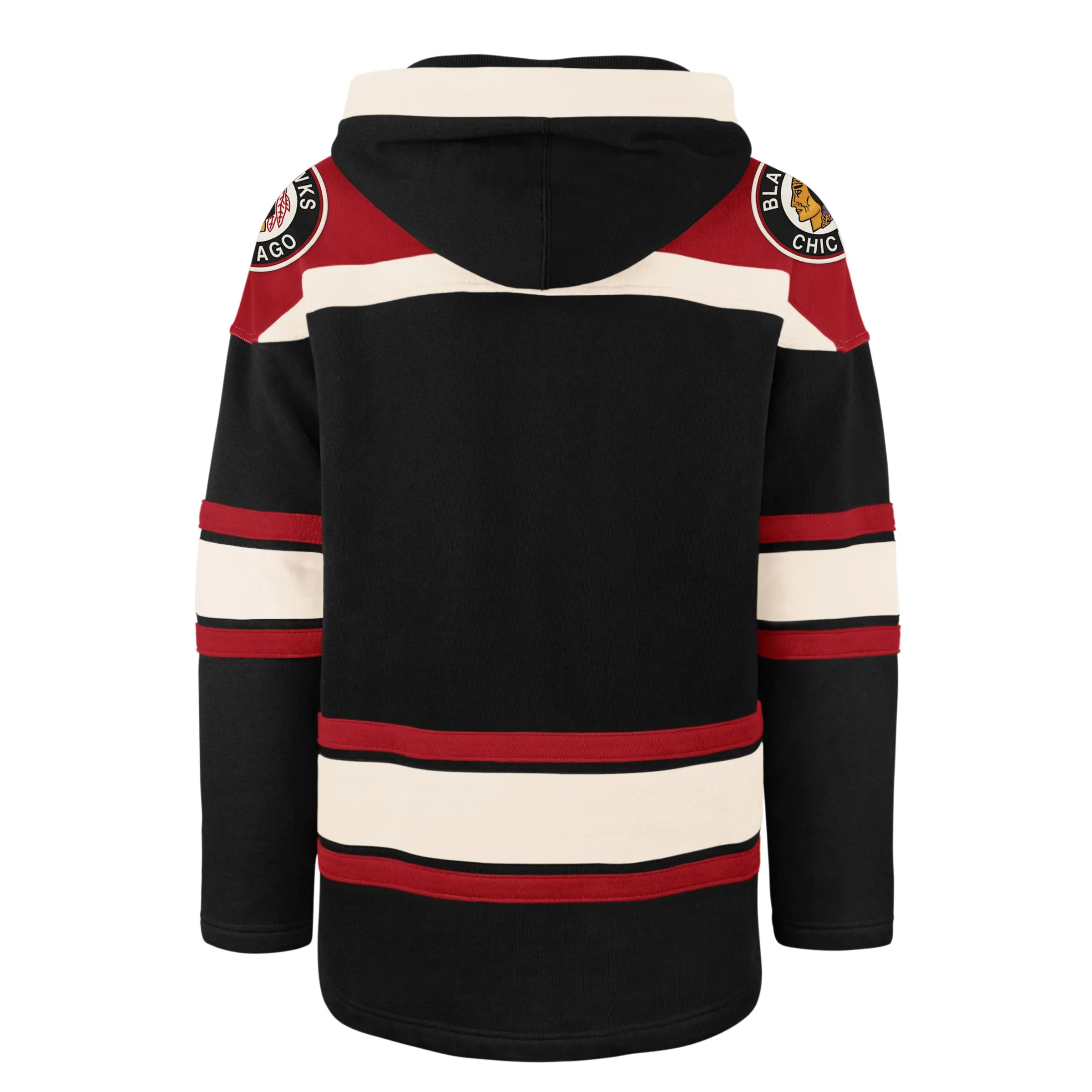 CHICAGO BLACKHAWKS VINTAGE SUPERIOR '47 LACER HOOD sold by 47 product image thumbnail 2
