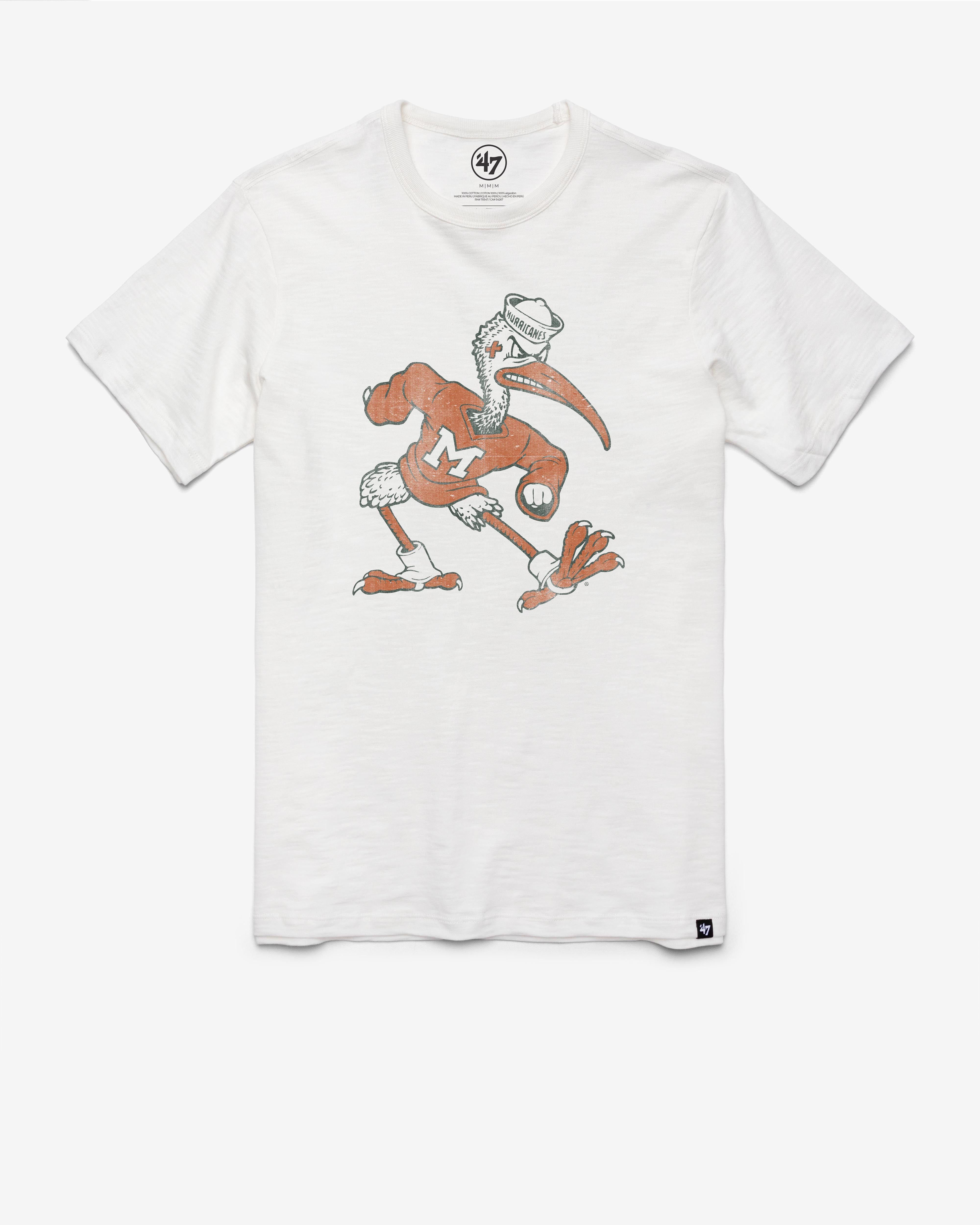 MIAMI HURRICANES VINTAGE GRIT '47 SCRUM TEE sold by 47