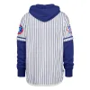 CHICAGO CUBS COOPERSTOWN PINSTRIPE DOUBLE HEADER '47 SHORTSTOP PULLOVER HOOD sold by 47