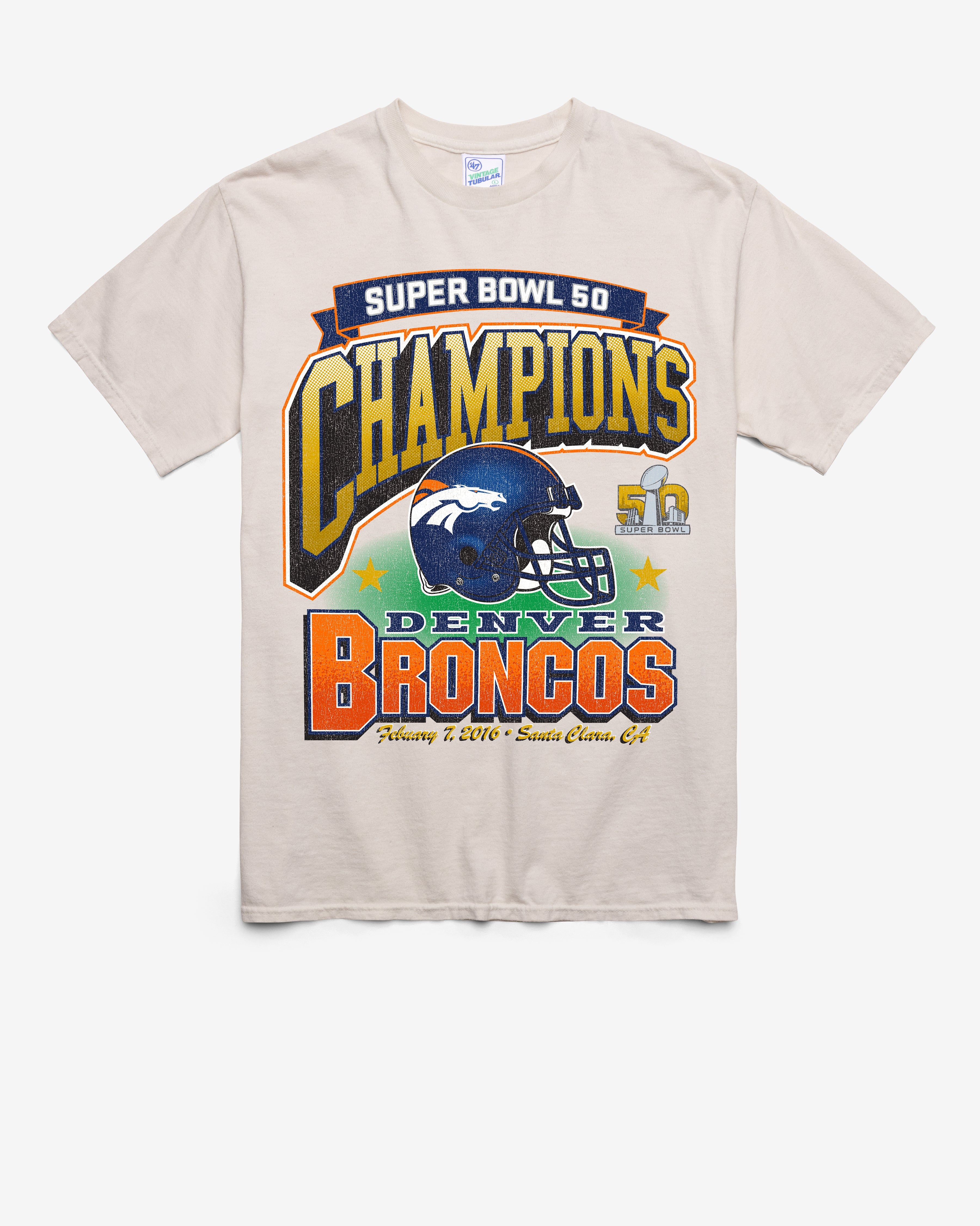 DENVER BRONCOS SUPER BOWL GRIDIRON LOCKER '47 VINTAGE TUBULAR TEE sold by 47