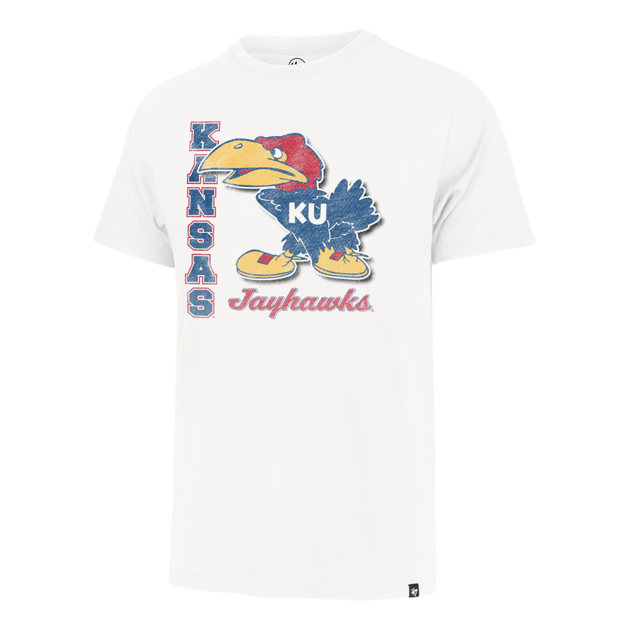 KANSAS JAYHAWKS VINTAGE PHASE OUT '47 FRANKLIN TEE sold by 47