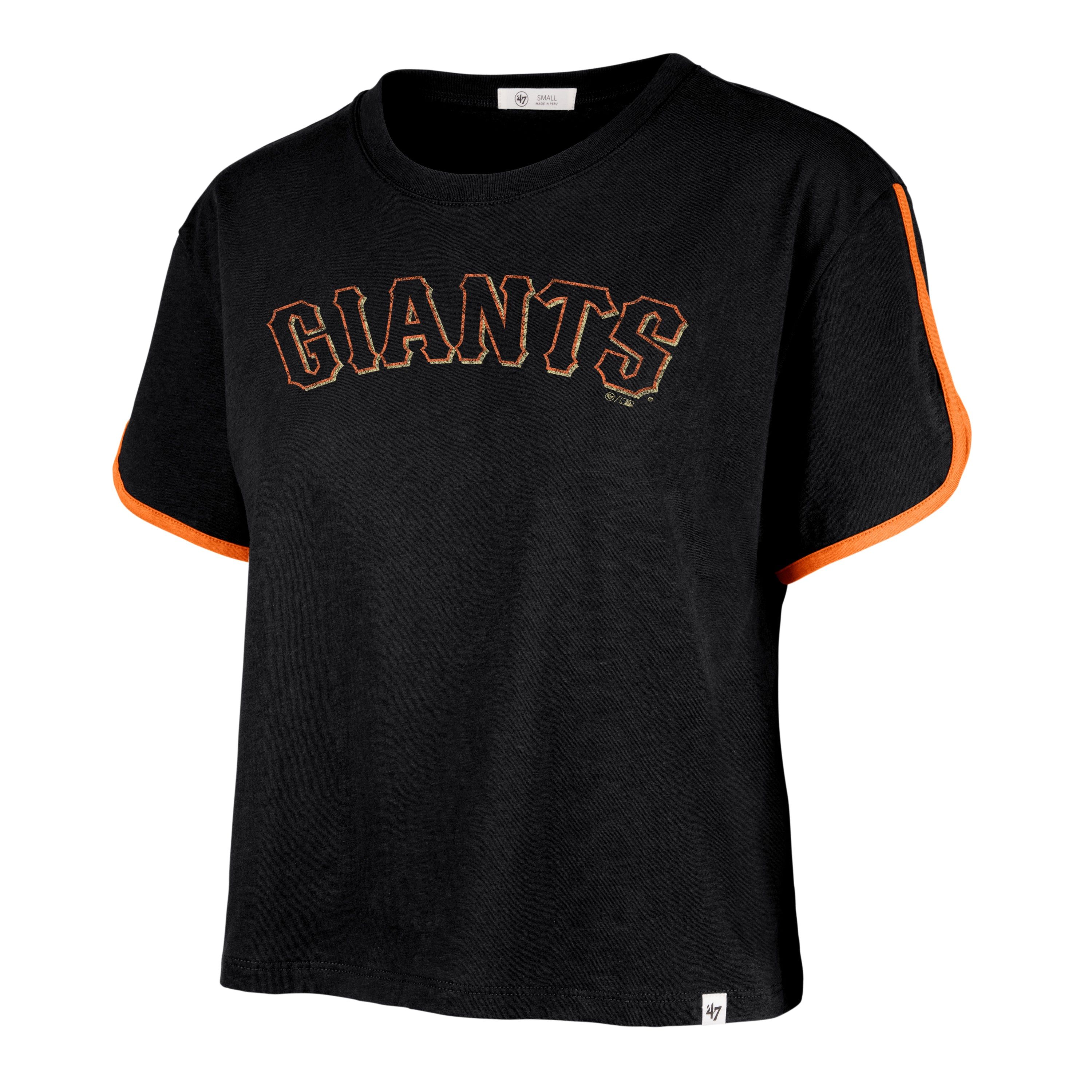 SAN FRANCISCO GIANTS PREMIER WORDMARK '47 DOLPHIN HEM CROP WOMENS sold by 47