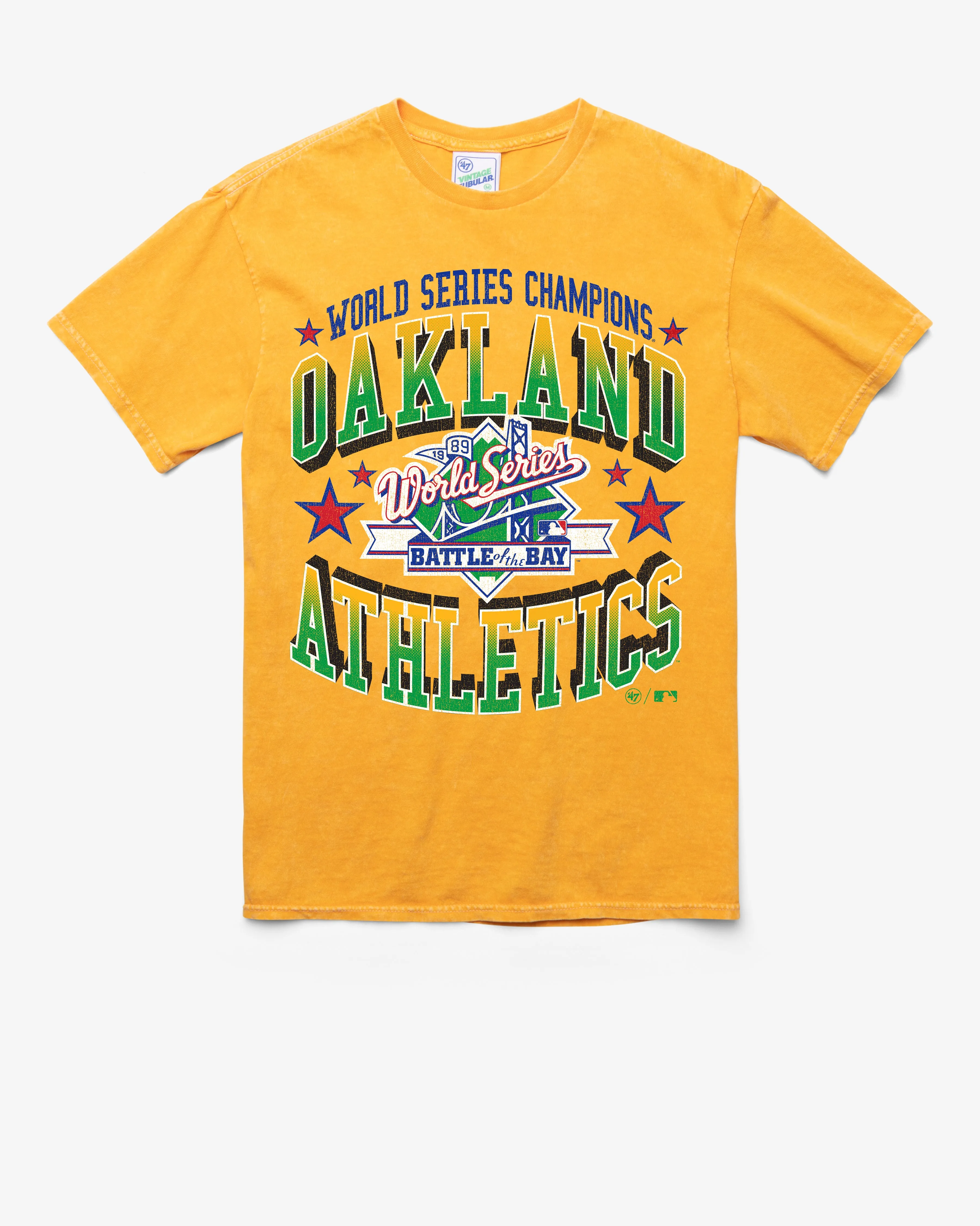 OAKLAND ATHLETICS COOPERSTOWN WORLD SERIES LOCKER '47 VINTAGE TUBULAR TEE sold by 47