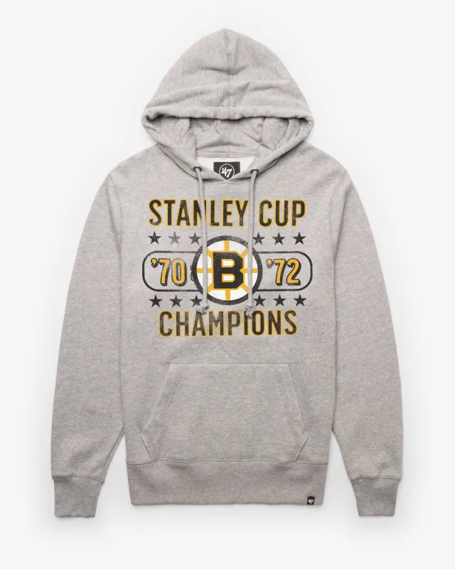 BOSTON BRUINS 100TH ANNIVERSARY BIG BAD BRUINS '47 HEADLINE PULLOVER HOOD sold by 47