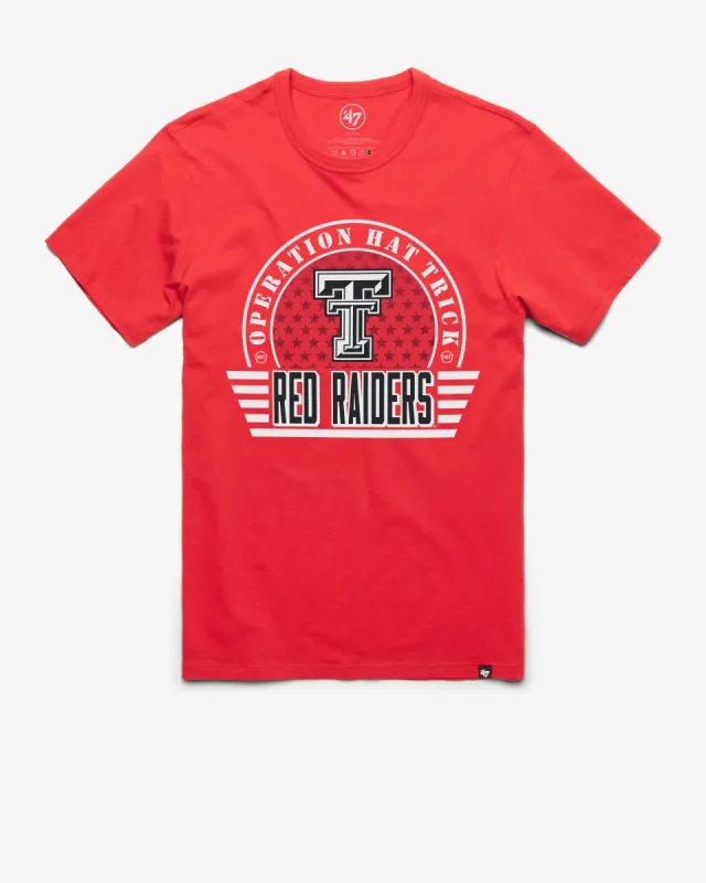 TEXAS TECH RED RAIDERS OPERATION HAT TRICK OHT CONVOY '47 FRANKLIN TEE sold by 47