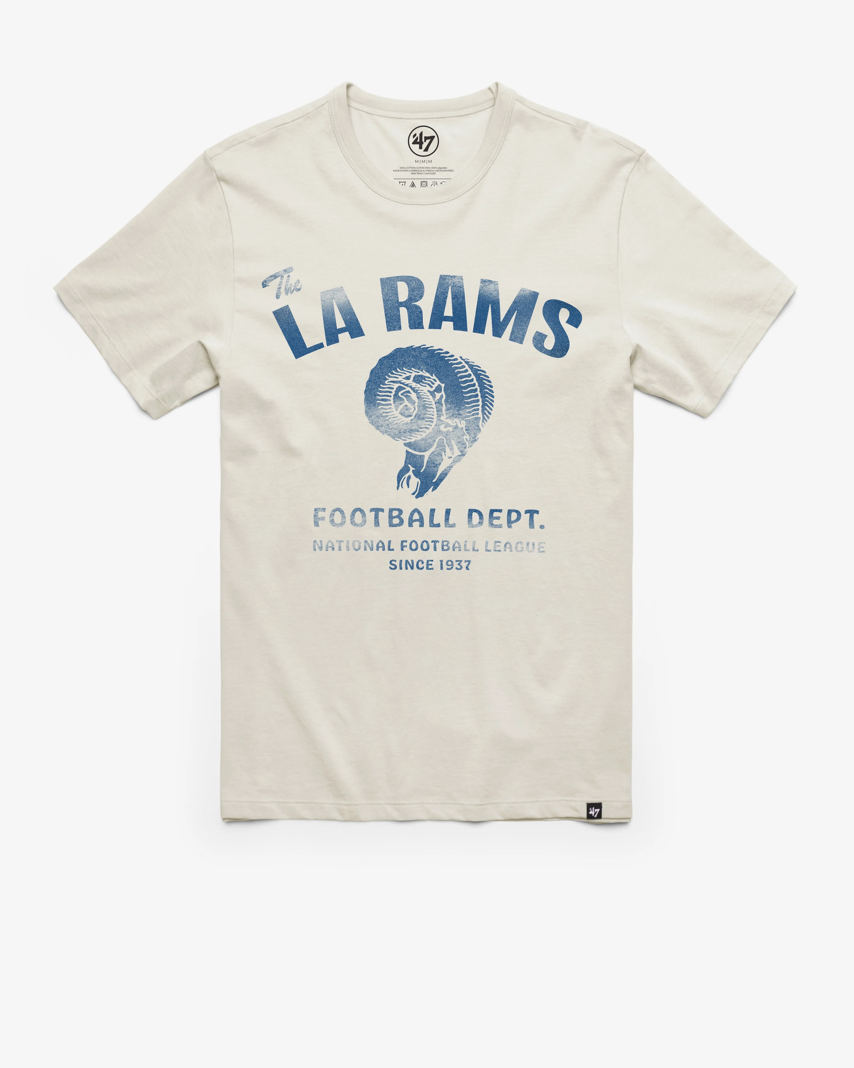 LOS ANGELES RAMS HISTORIC WIDE OPEN '47 FRANKLIN TEE sold by 47