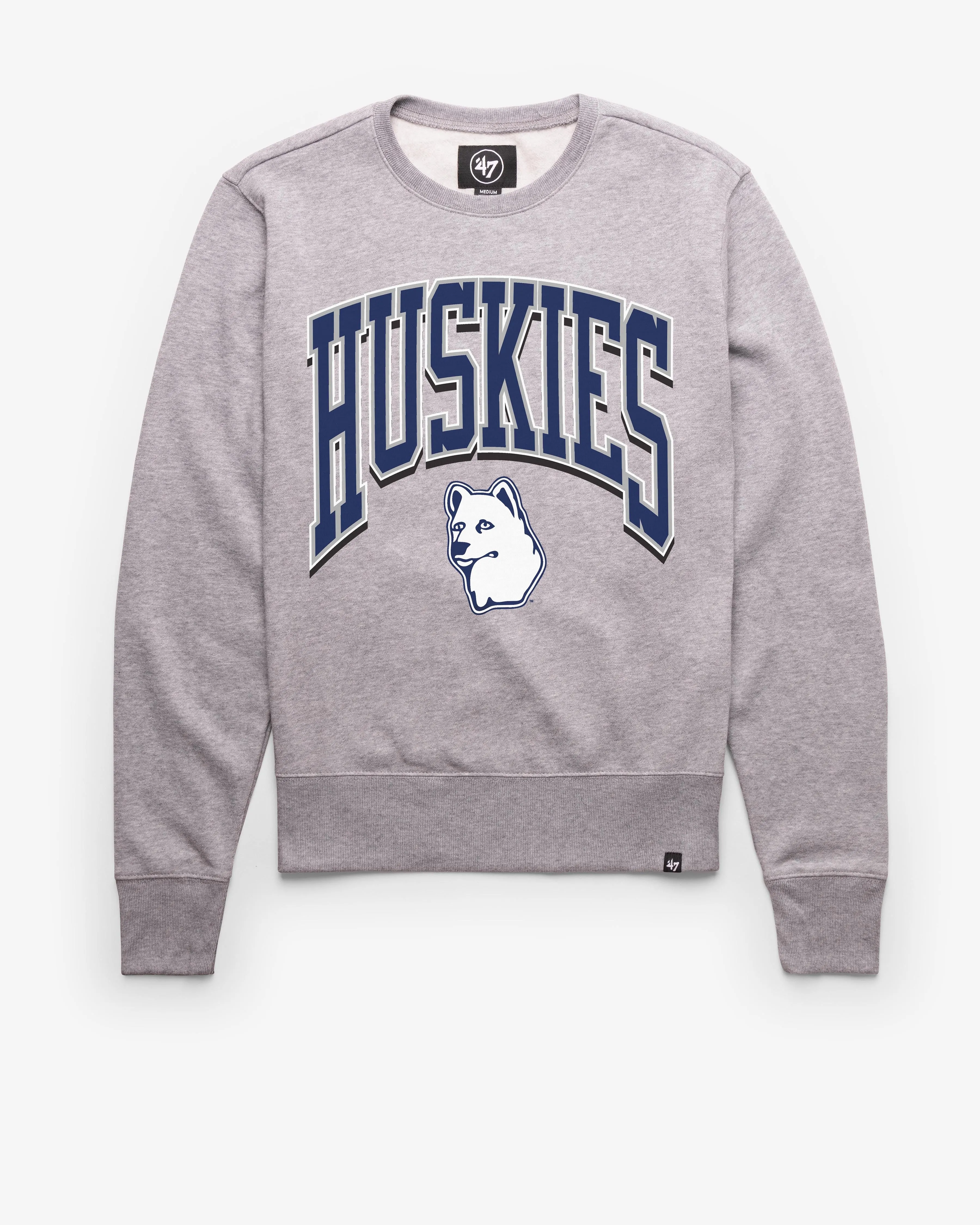 CONNECTICUT HUSKIES UCONN VINTAGE WALK TALL '47 HEADLINE CREW sold by 47