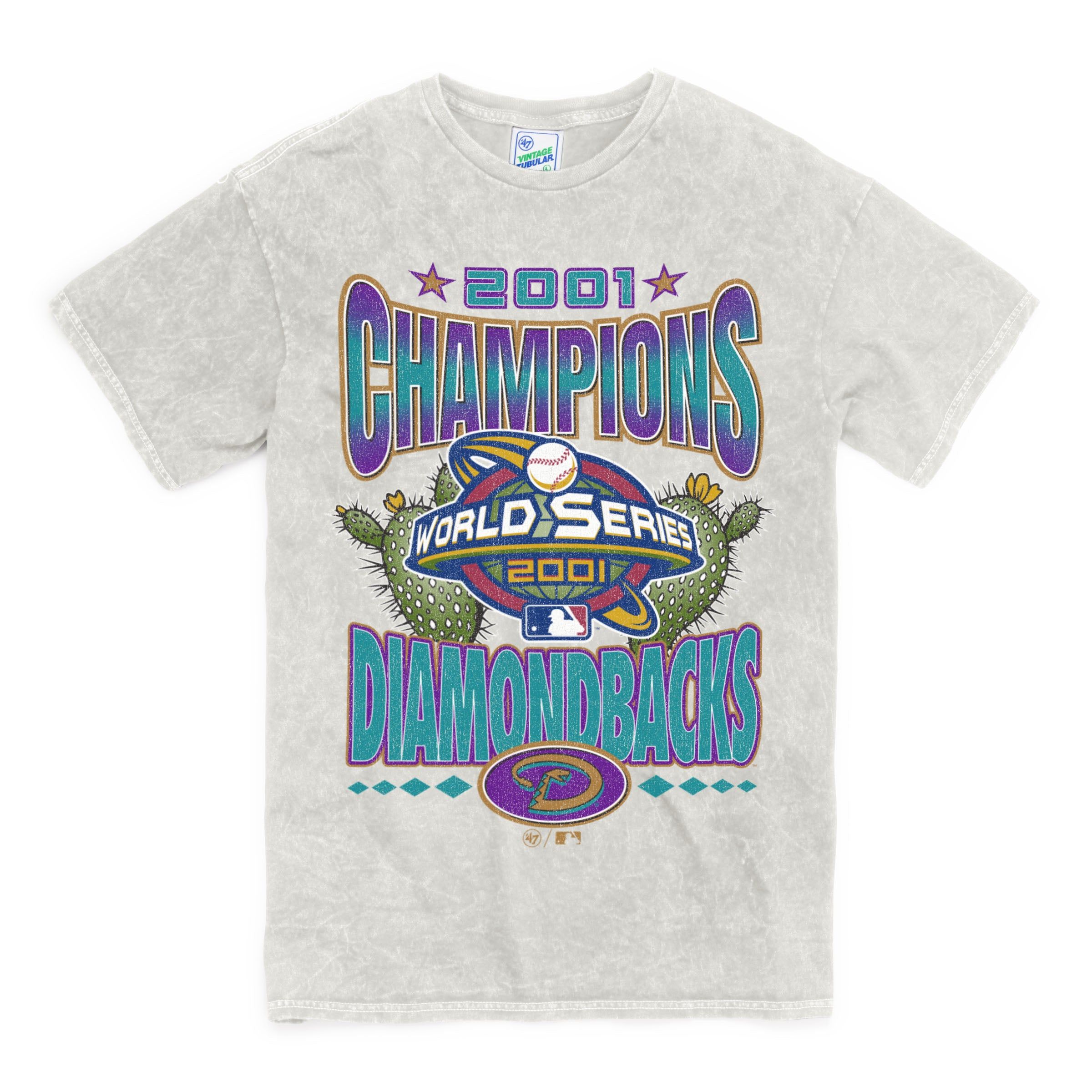 ARIZONA DIAMONDBACKS 2001 WORLD SERIES ROCKER '47 VINTAGE TUBULAR TEE sold by 47