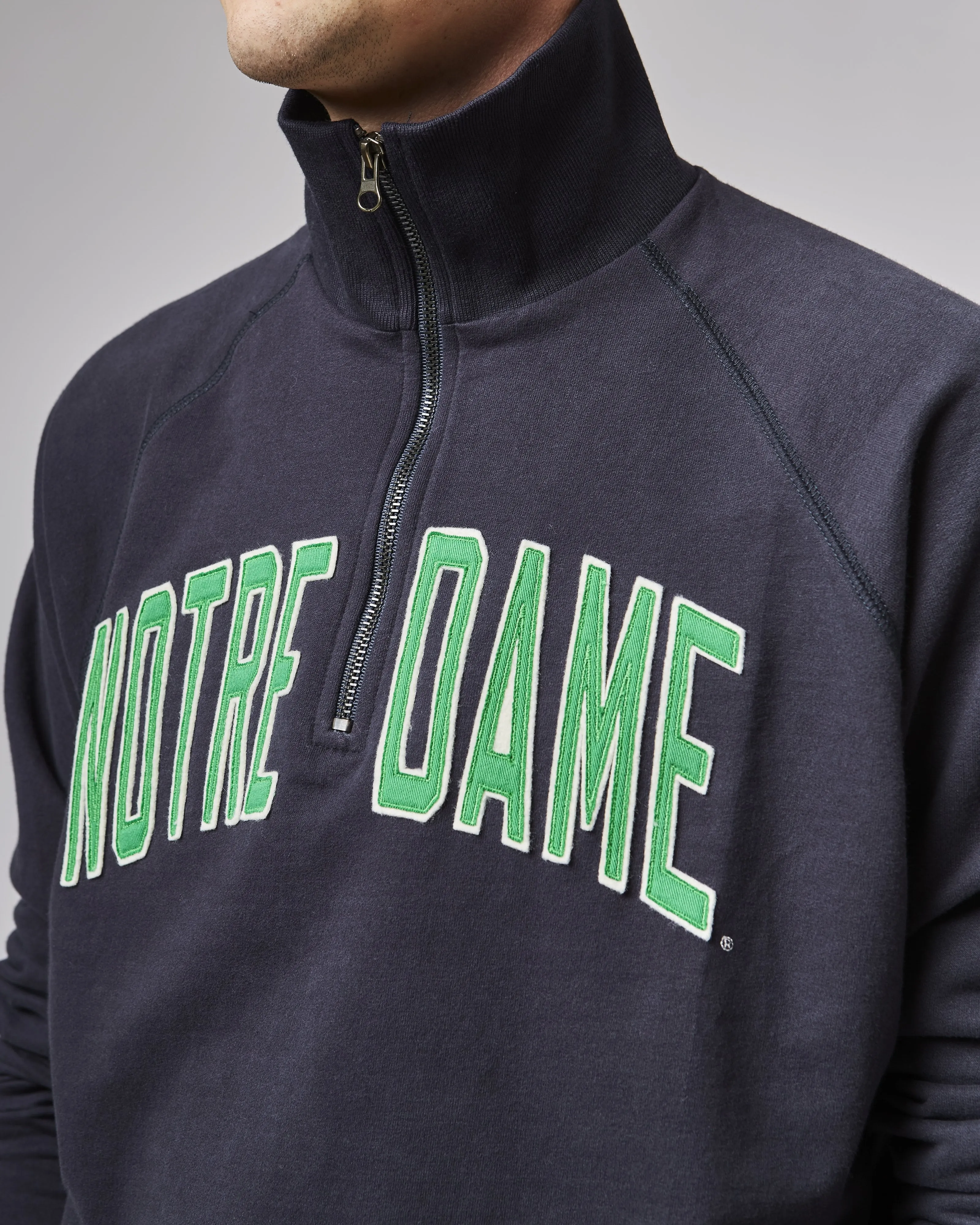 NOTRE DAME FIGHTING IRISH BANKS '47 HARRIS SCRIMMAGE 1/4 ZIP sold by 47 product image thumbnail 5