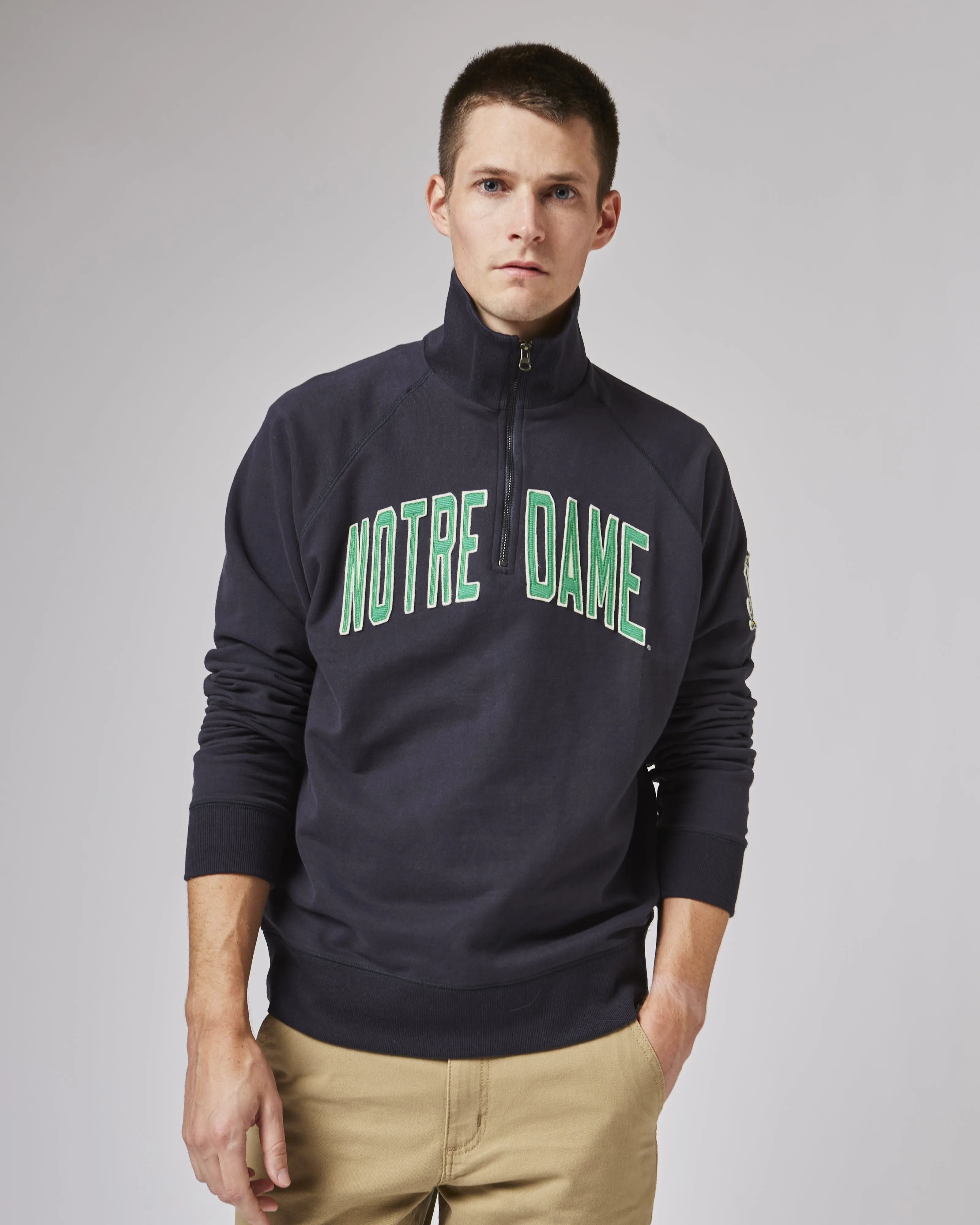 NOTRE DAME FIGHTING IRISH BANKS '47 HARRIS SCRIMMAGE 1/4 ZIP sold by 47 product image thumbnail 3