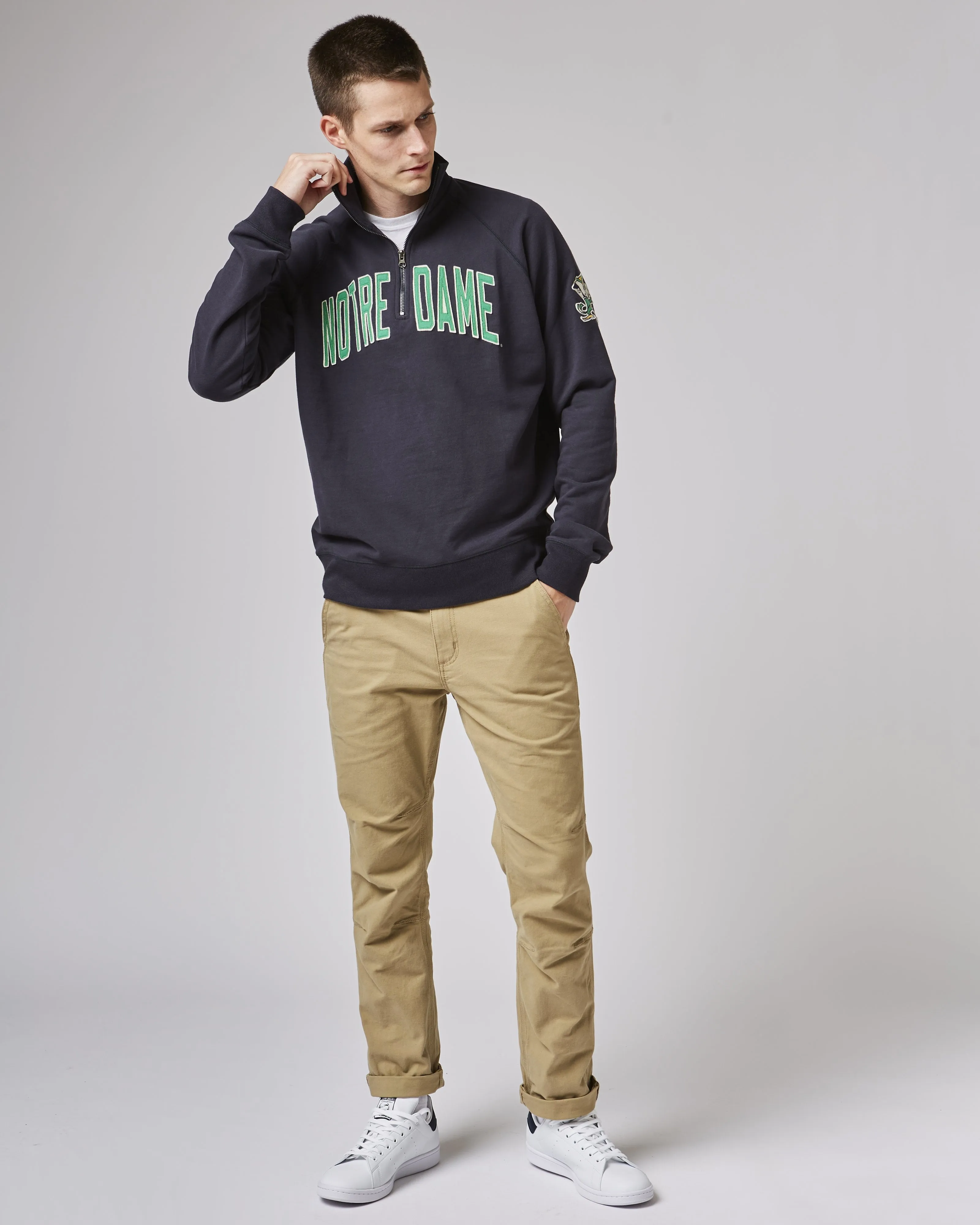 NOTRE DAME FIGHTING IRISH BANKS '47 HARRIS SCRIMMAGE 1/4 ZIP sold by 47 product image thumbnail 2