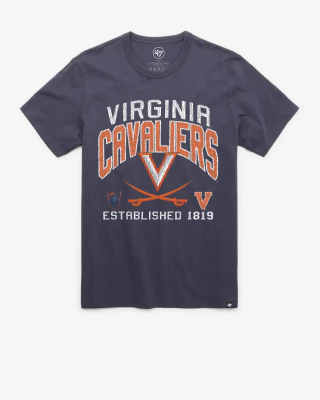 VIRGINIA CAVALIERS TURNED UP '47 FRANKLIN TEE sold by 47