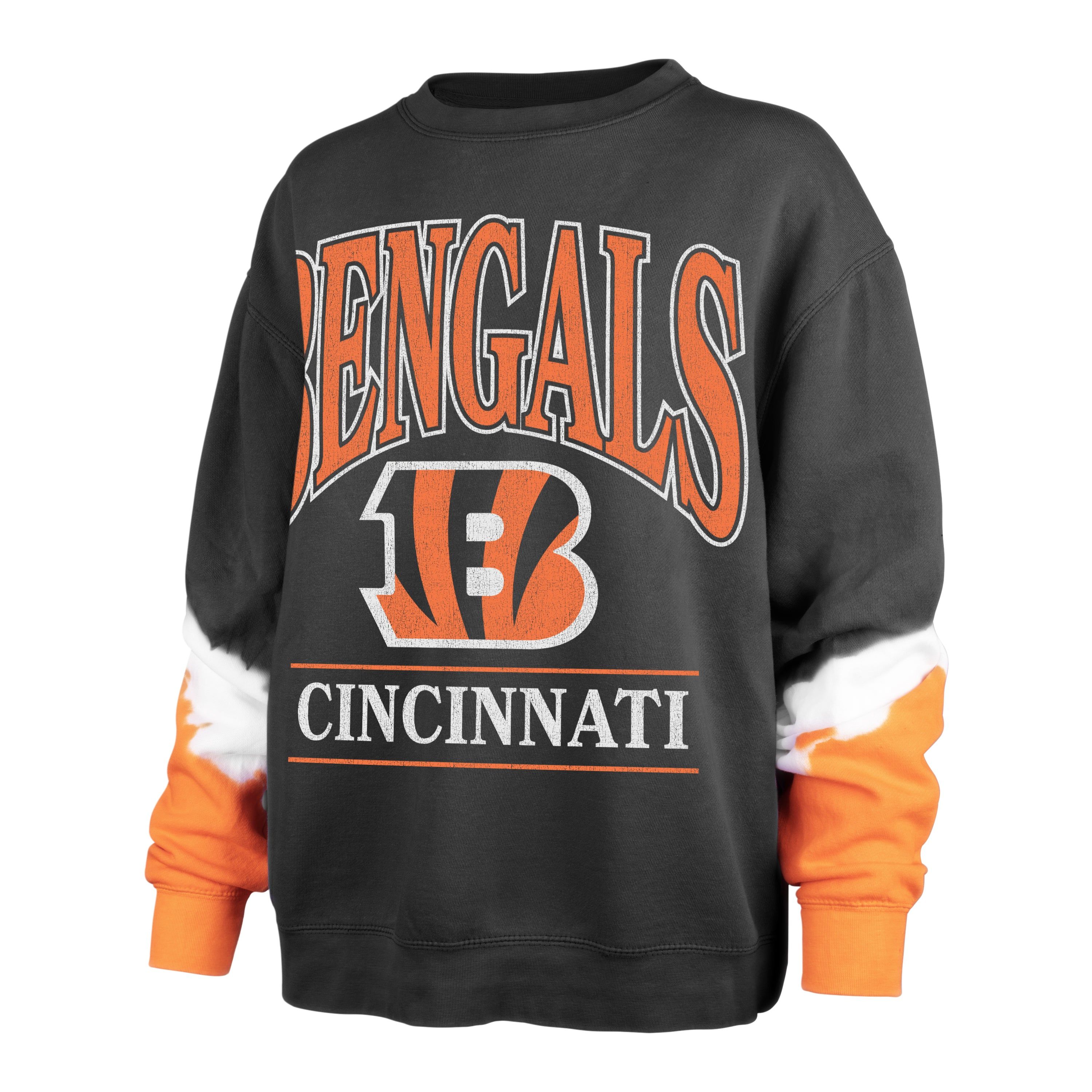 CINCINNATI BENGALS SLEEVE DYE '47 BOYFRIEND CREW WOMENS sold by 47