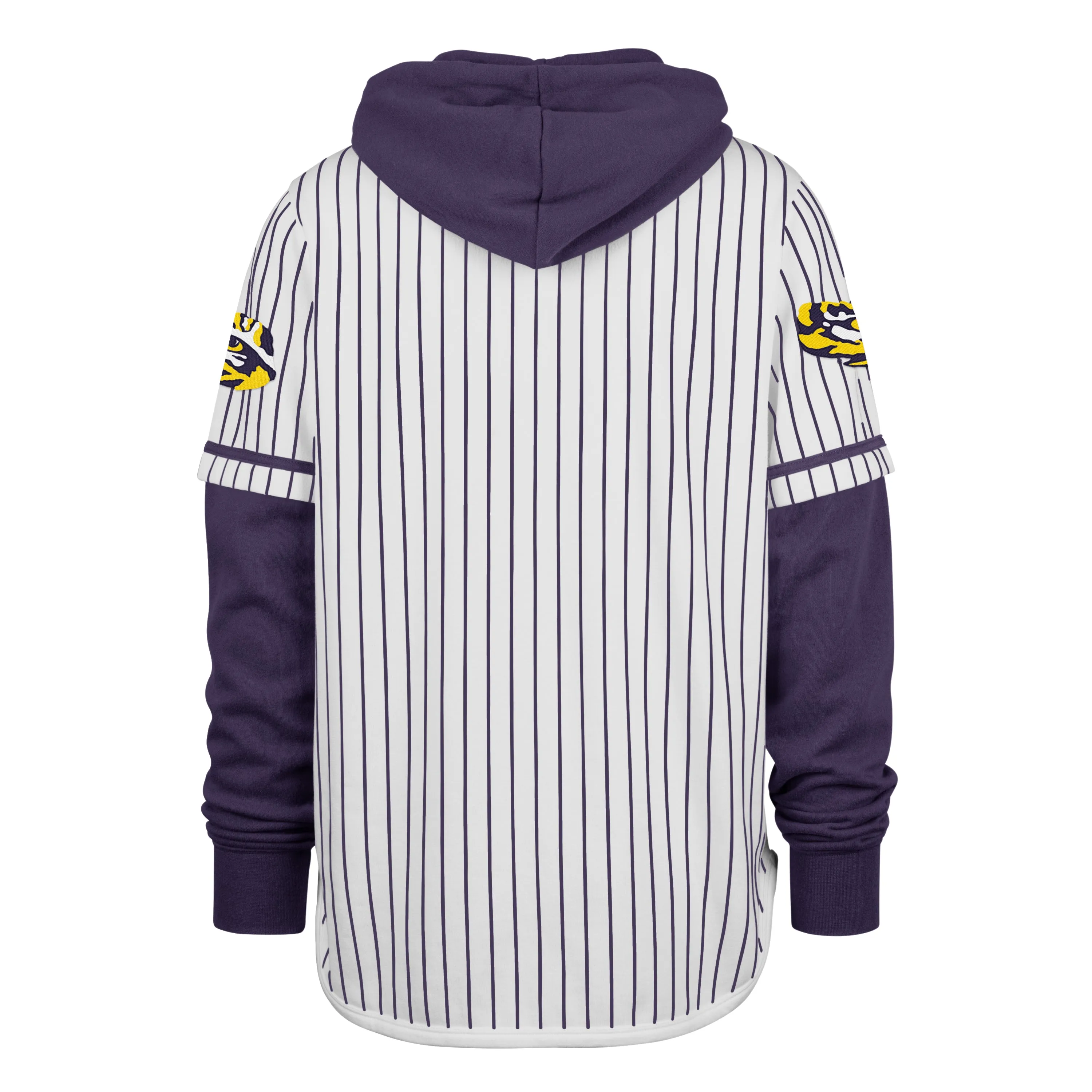 LOUISIANA STATE TIGERS LSU PINSTRIPE '47 SHORTSTOP PULLOVER HOOD sold by 47 product image thumbnail 2