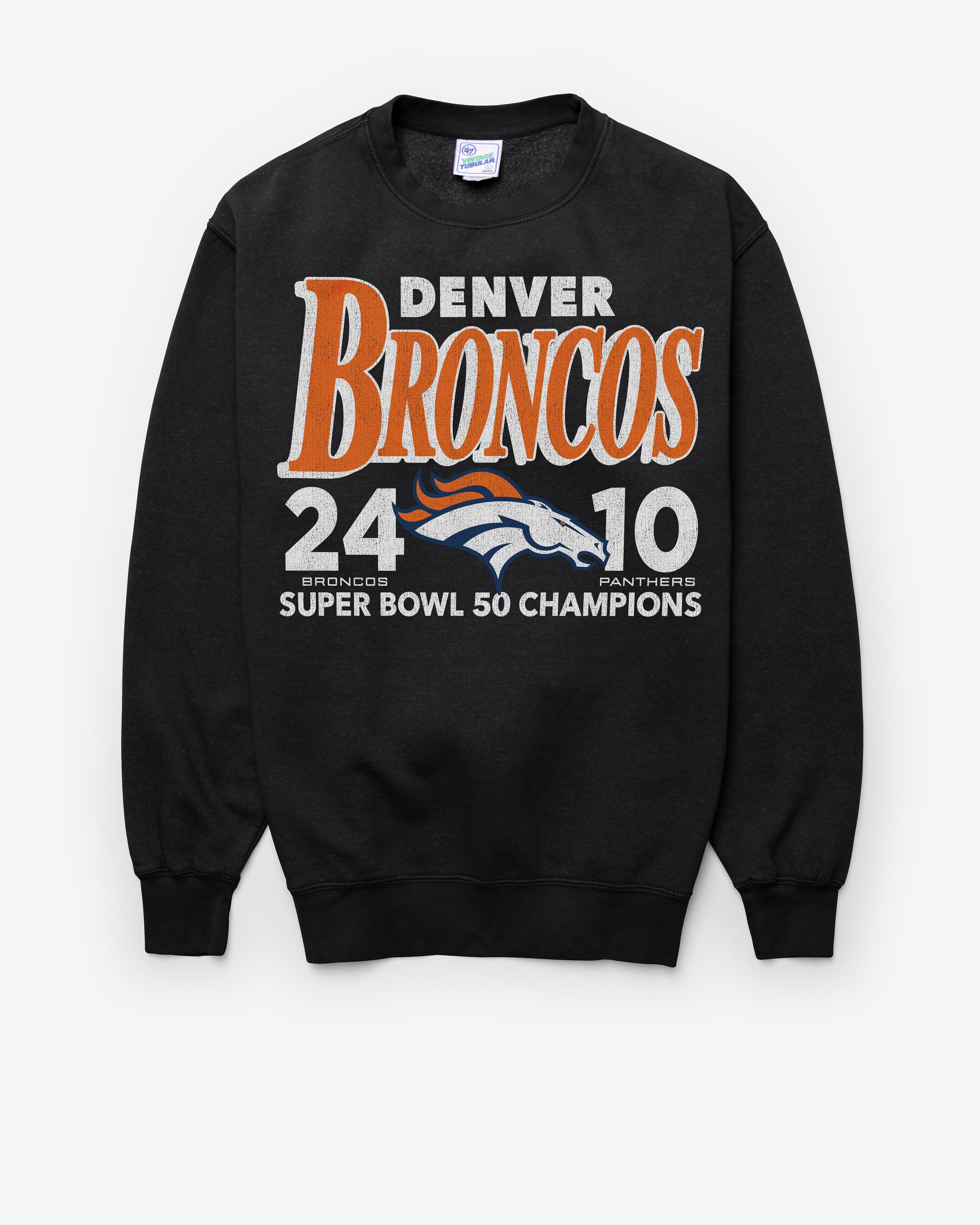 DENVER BRONCOS SUPER BOWL GRIDIRON MVP '47 VINTAGE DYE THOMPSON CREW sold by 47