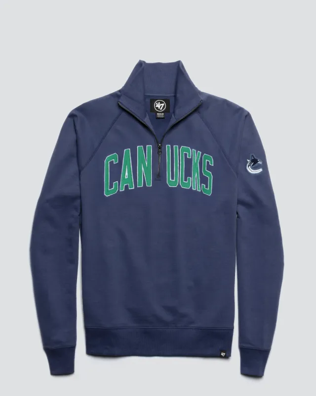 VANCOUVER CANUCKS BANKS '47 HARRIS SCRIMMAGE 1/4 ZIP sold by 47