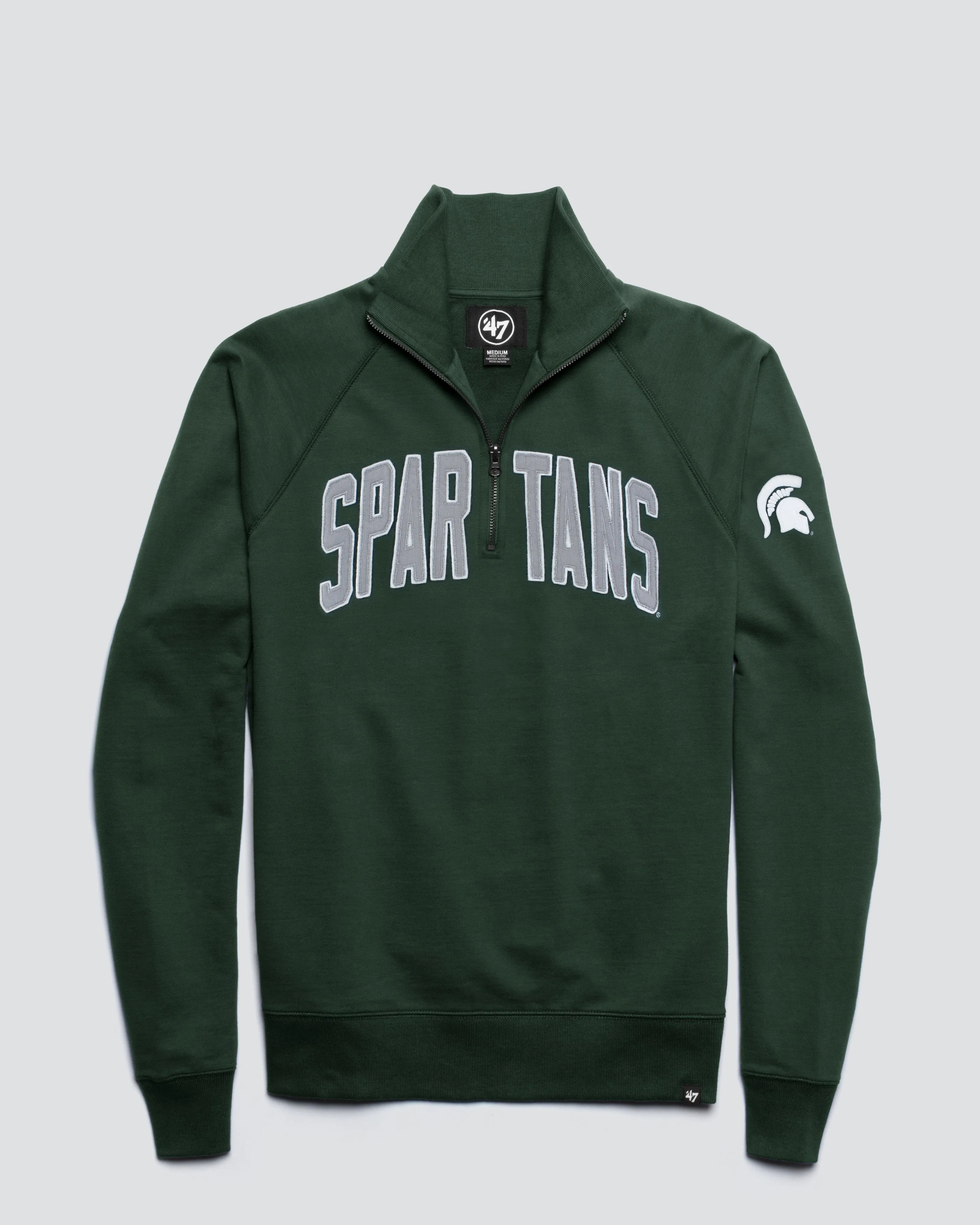 MICHIGAN STATE SPARTANS BANKS '47 HARRIS SCRIMMAGE 1/4 ZIP sold by 47