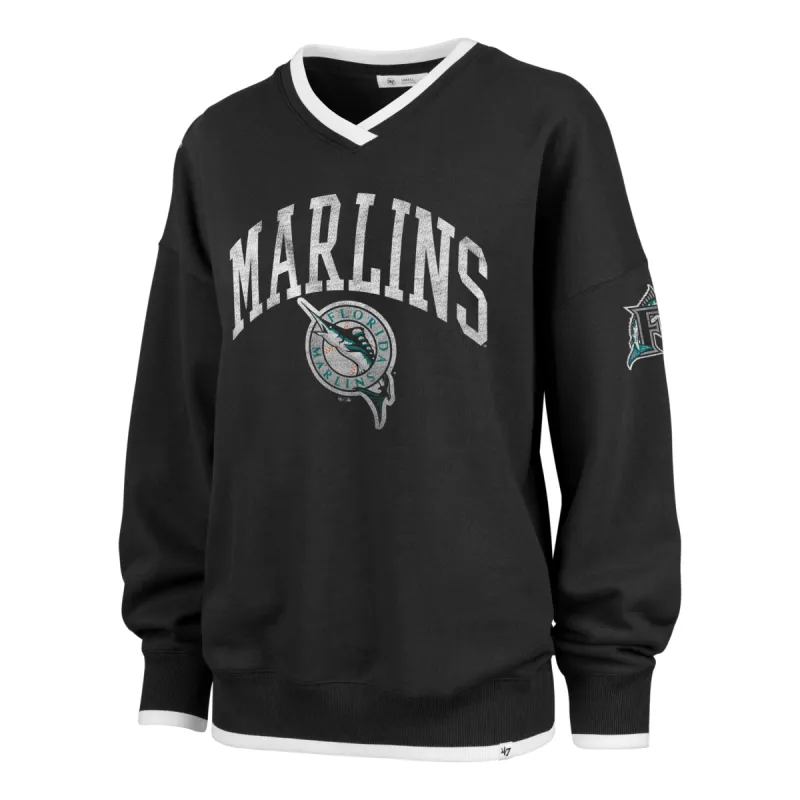 MIAMI MARLINS COOPERSTOWN WAX PACK DAZE EIGHTIES '47 PULLOVER WOMENS sold by 47