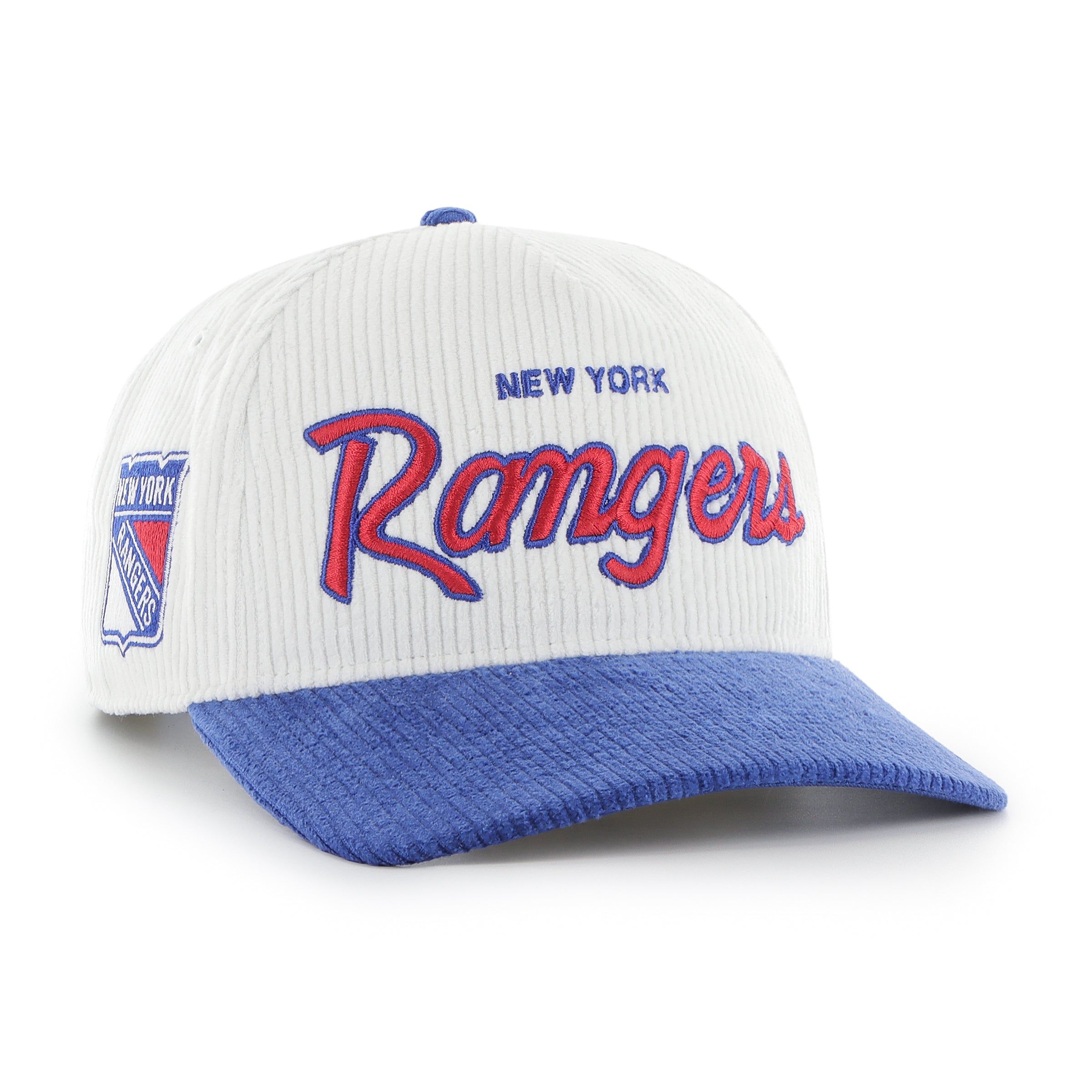 NEW YORK RANGERS VINTAGE CROSSTOWN CORD ARCH TT '47 HITCH sold by 47