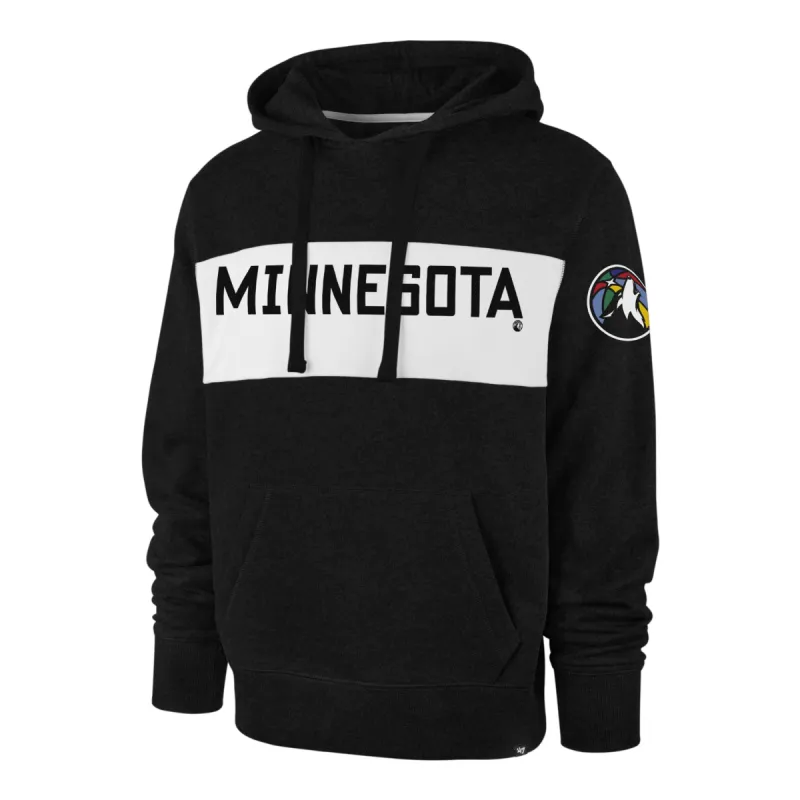 MINNESOTA TIMBERWOLVES 23 CITY EDITION DUBS UP '47 CHEST PASS HOOD sold by 47
