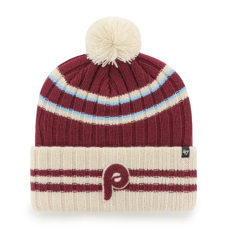 PHILADELPHIA PHILLIES COOPERSTOWN NO HUDDLE '47 CUFF KNIT sold by 47